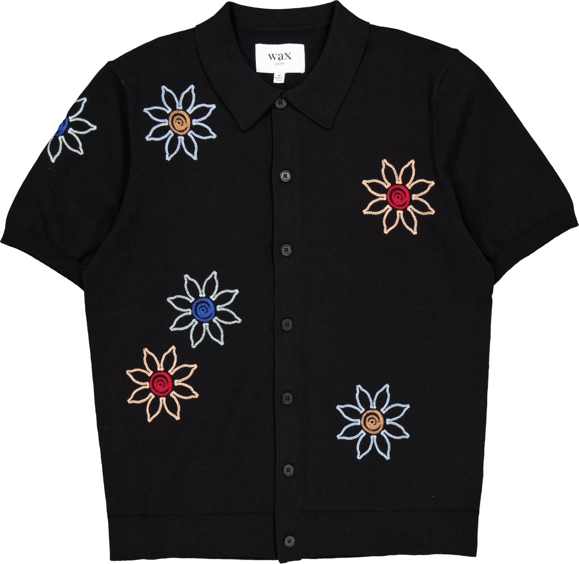 Tellaro Ss Shirt Black / Multi