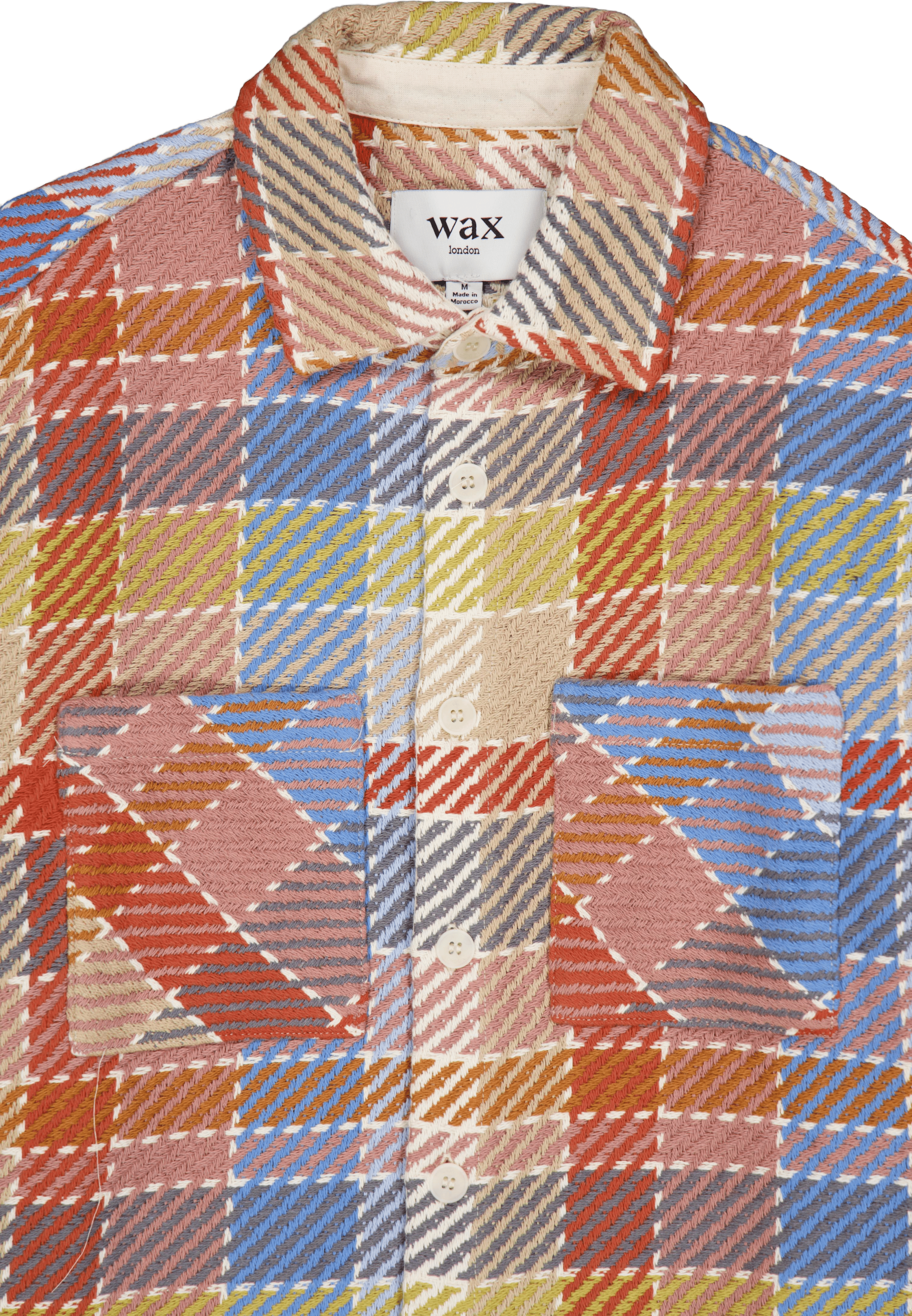 Whiting Overshirt Orange / Blue - Bild 3