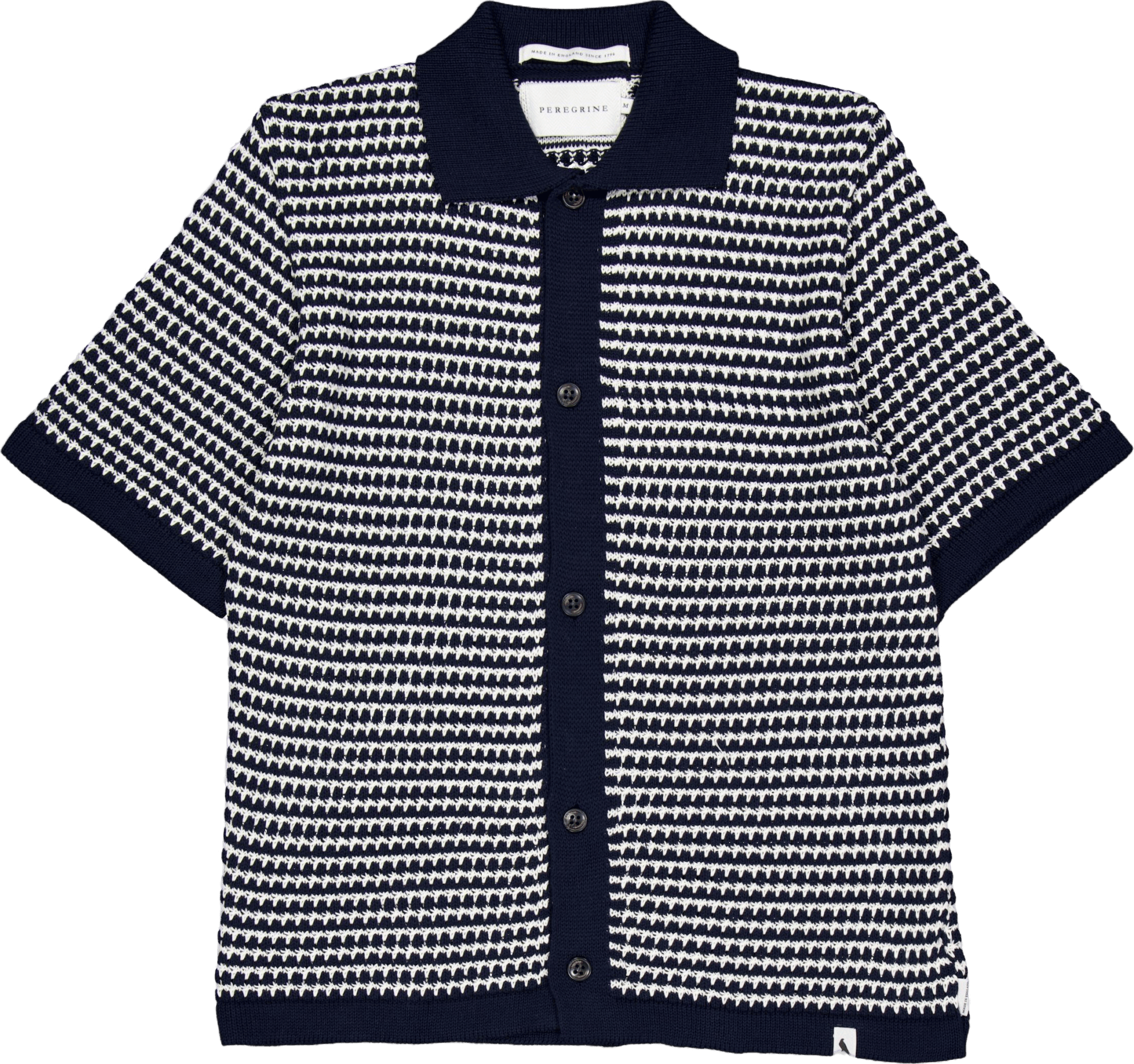 Island Crochet Shirt Navy