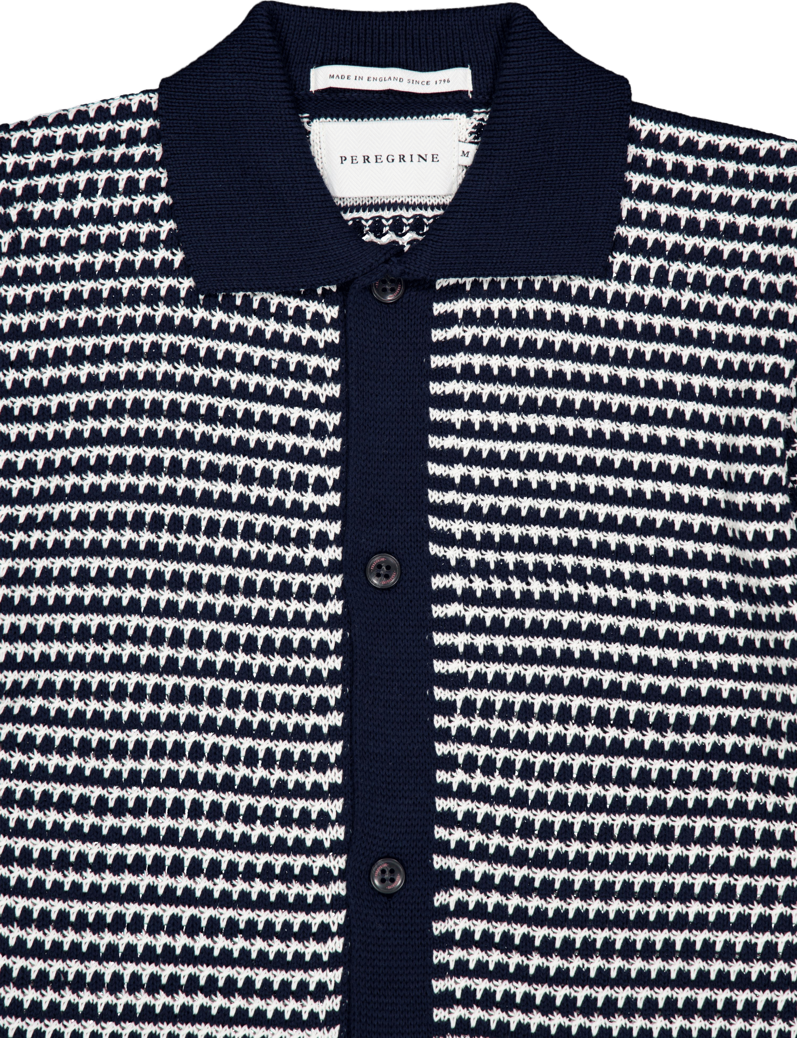 Island Crochet Shirt Navy - Bild 3