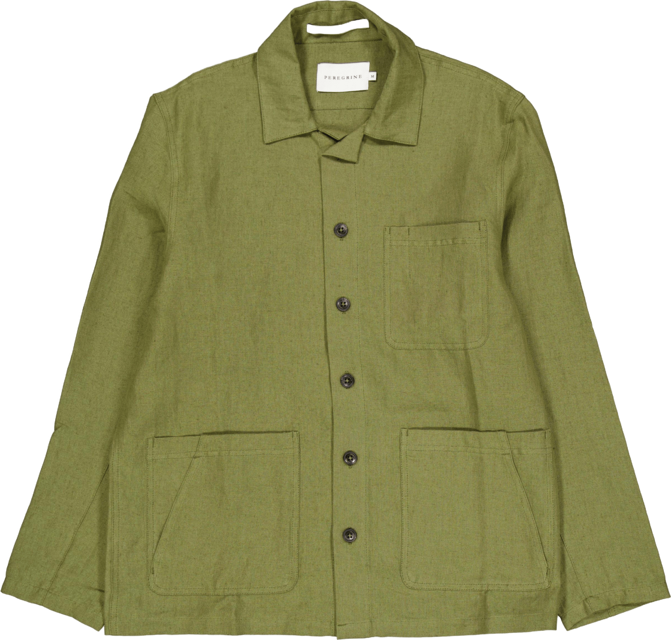 Grange Linen Shacket Khaki