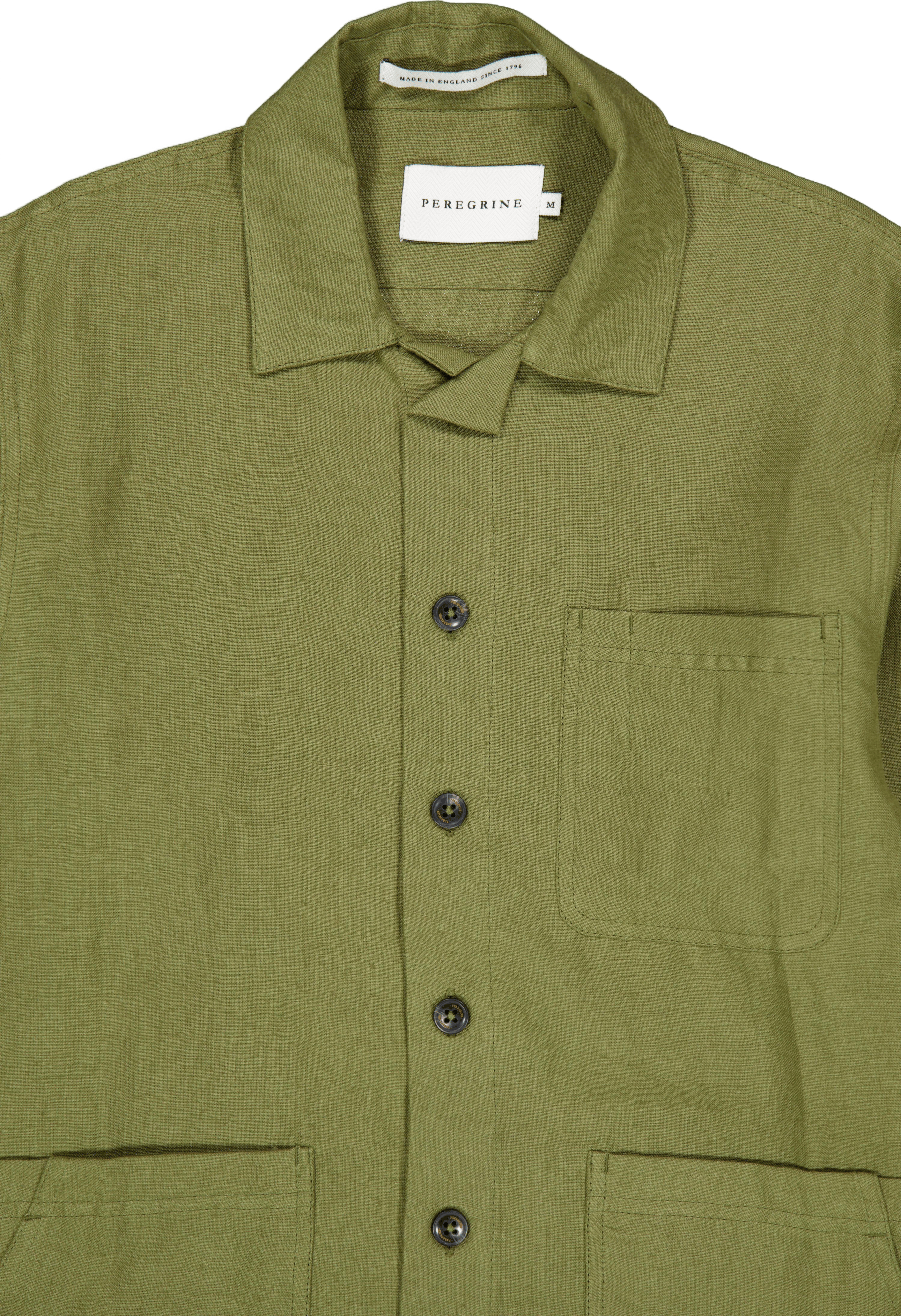 Grange Linen Shacket Khaki - Bild 3