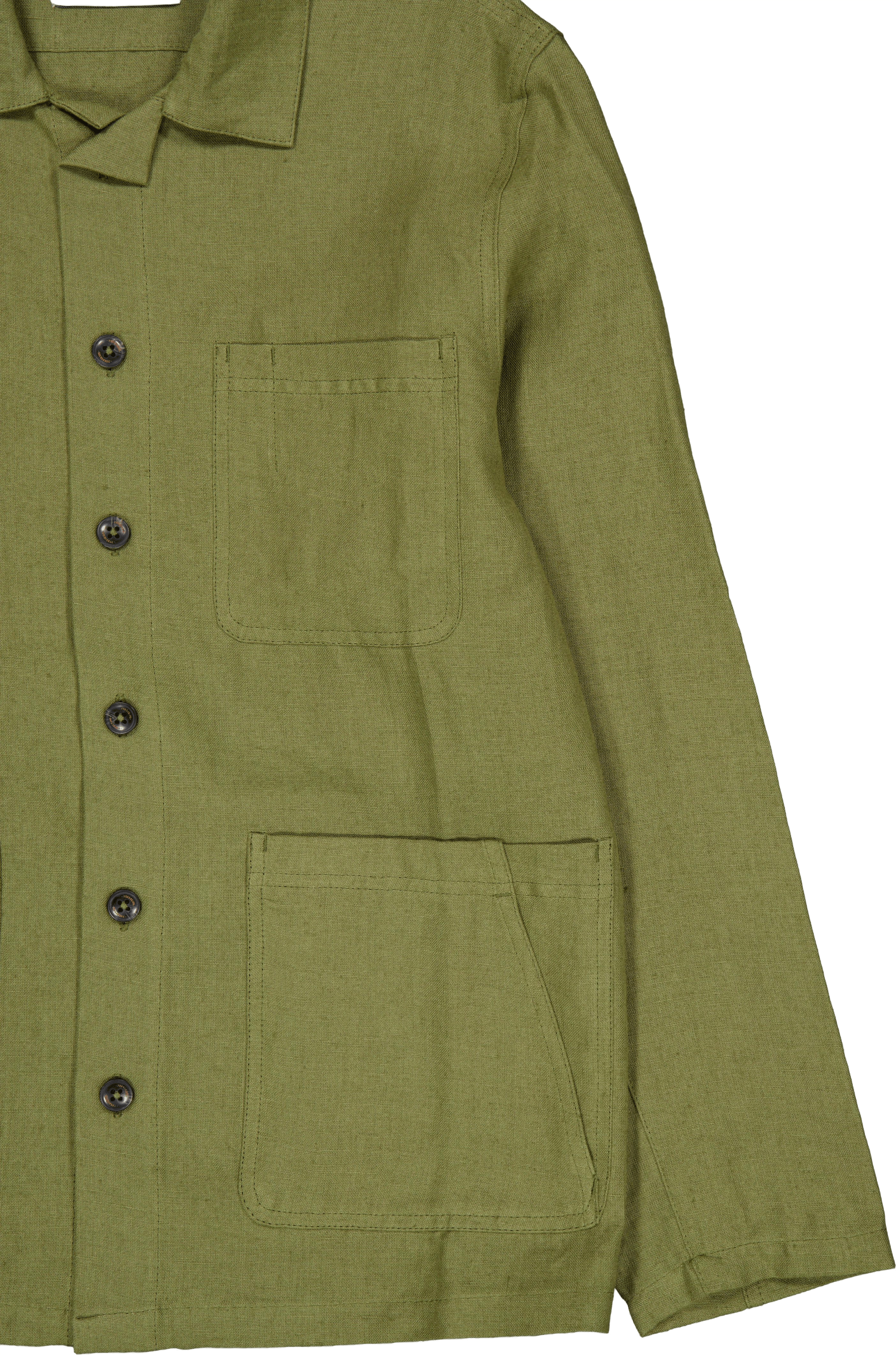 Grange Linen Shacket Khaki - Bild 4