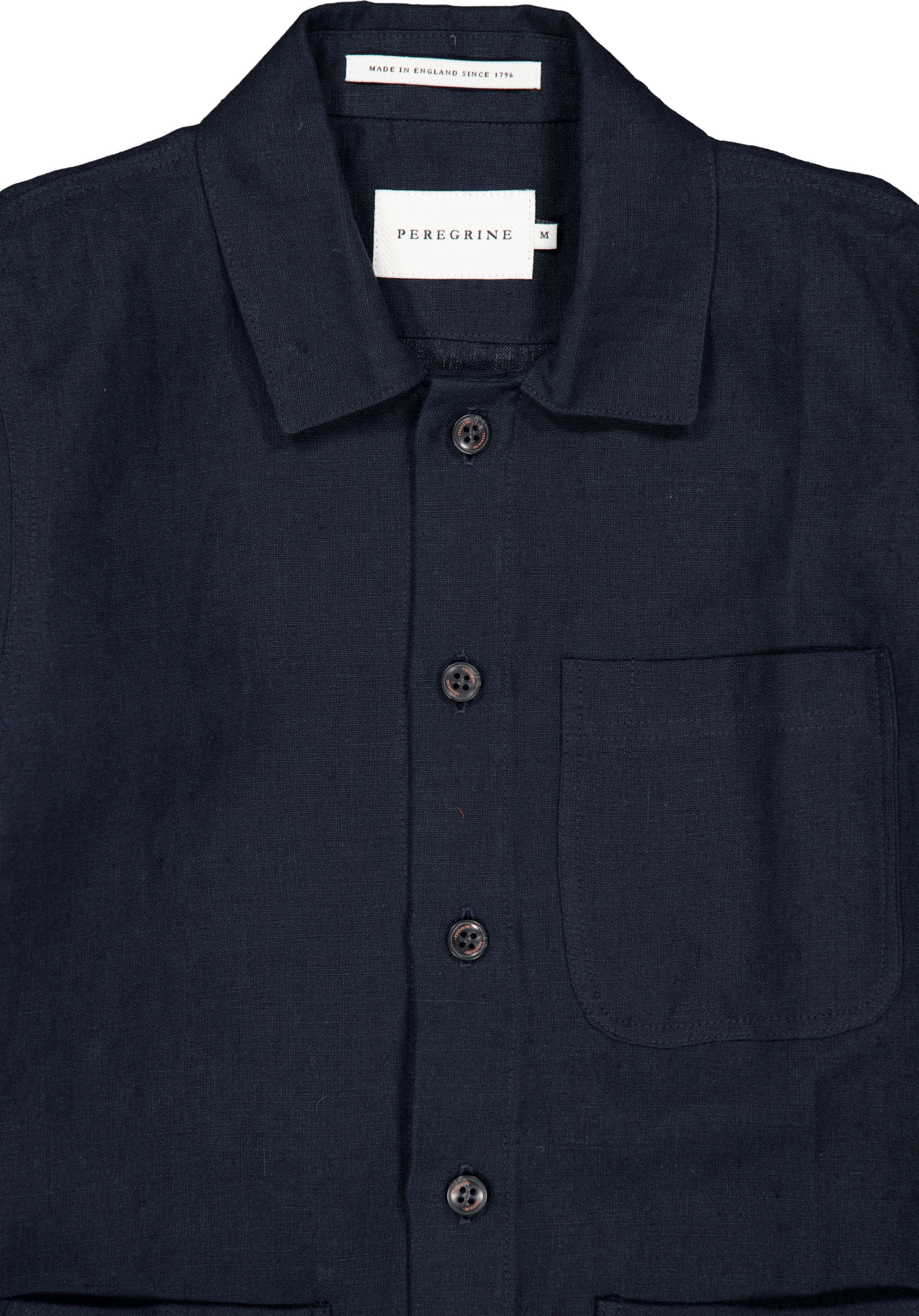 Grange Linen Shacket Navy - Bild 3