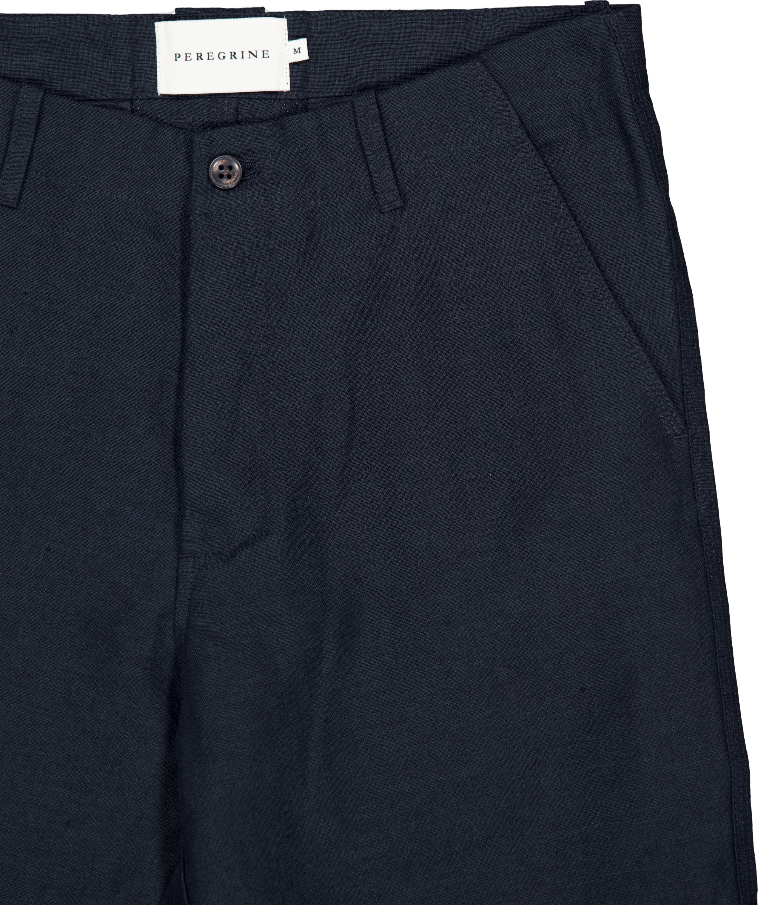 Grange Linen Shorts Navy - Bild 3