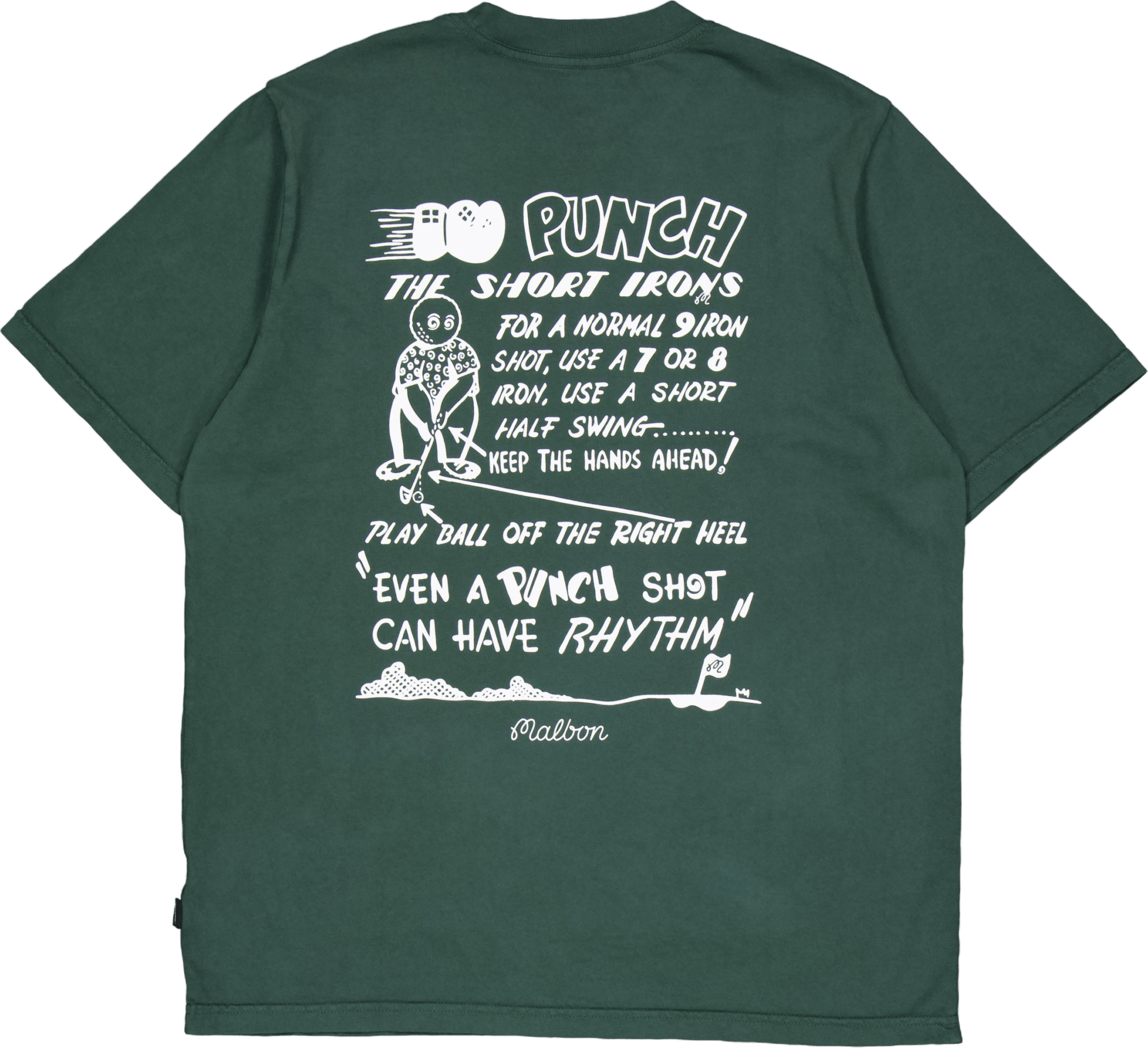 Punch Shot Ss T-shirt Malbon Green - Bild 2