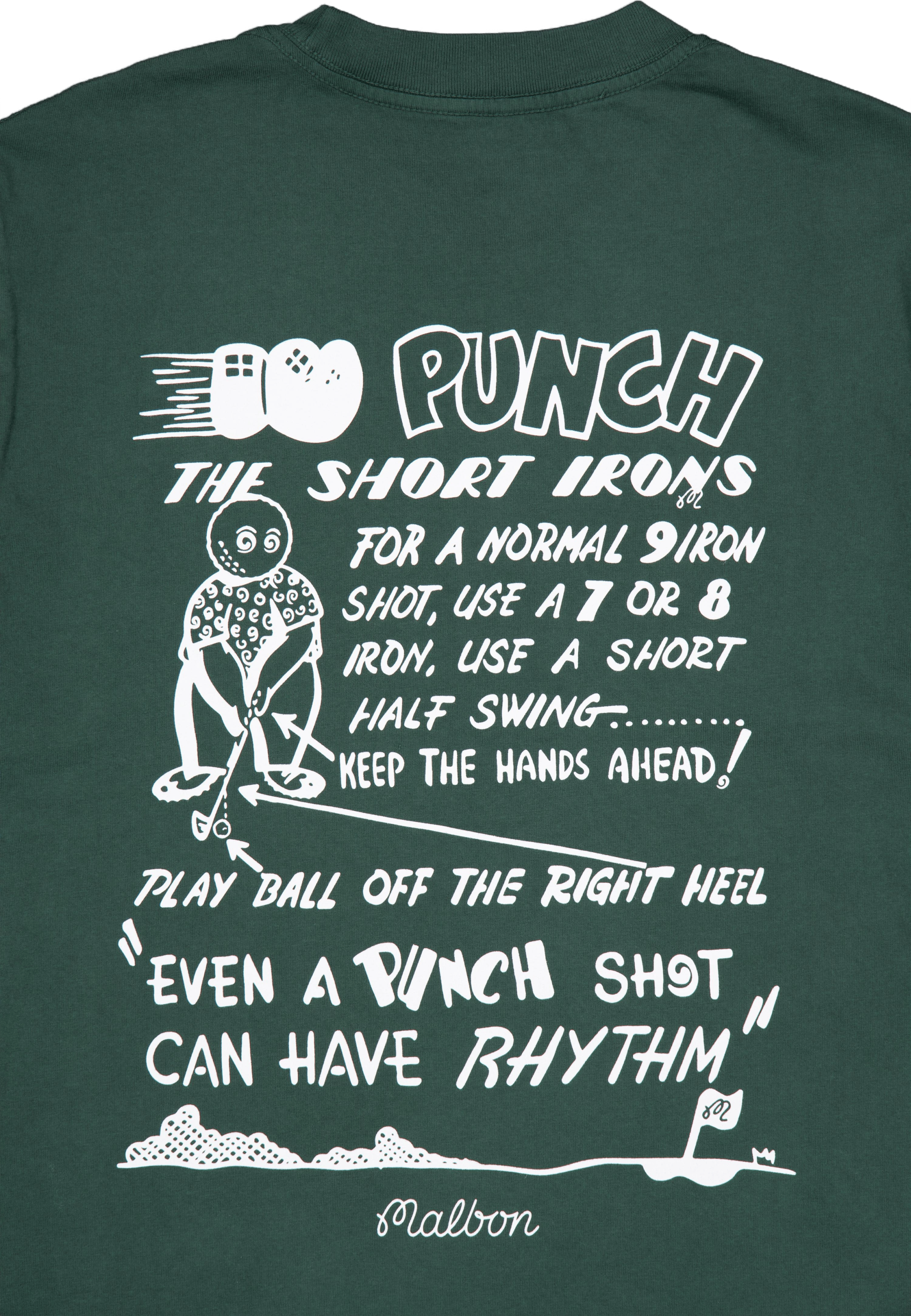 Punch Shot Ss T-shirt Malbon Green - Bild 4
