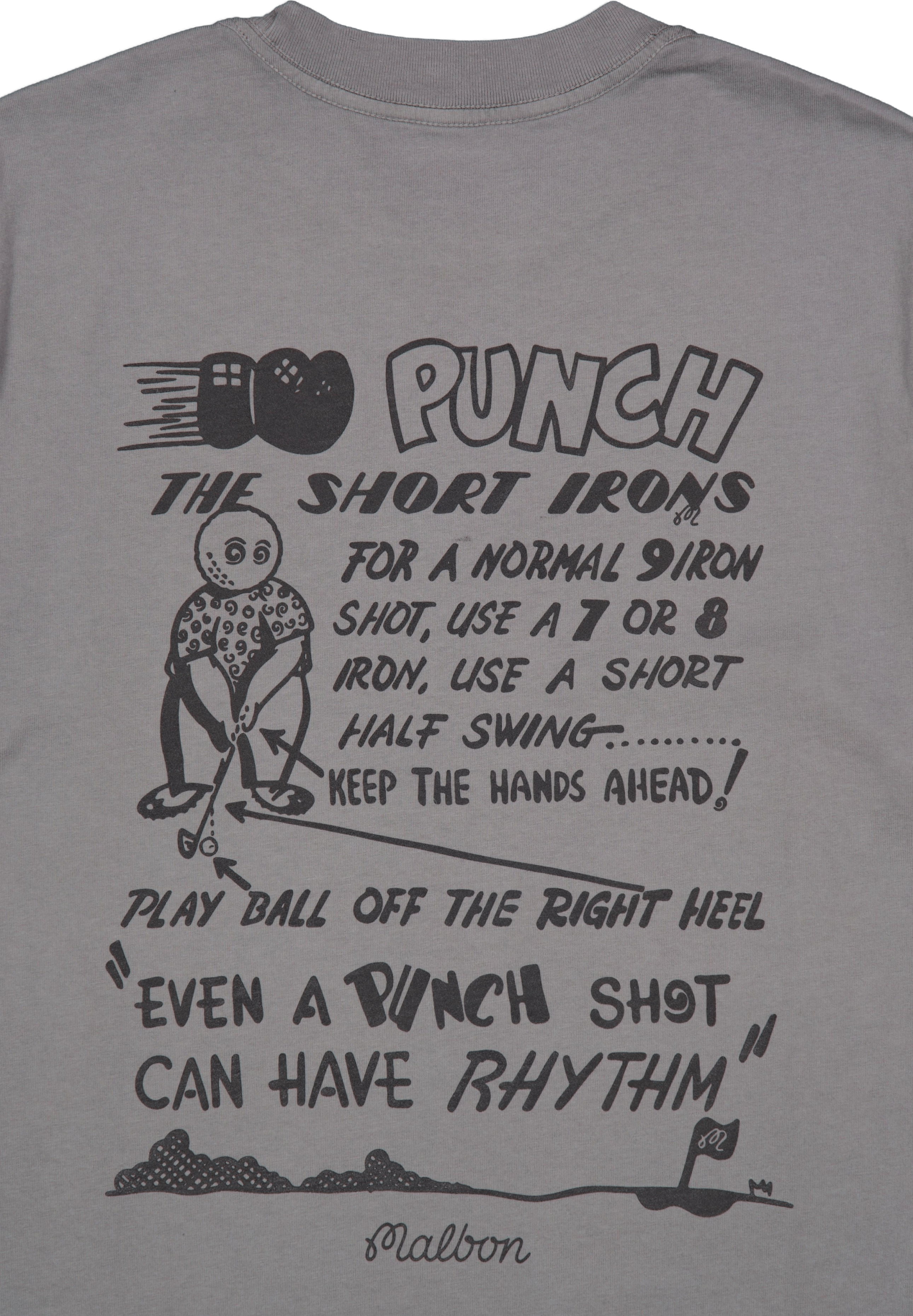Punch Shot Ss T-shirt Charcoal Grey - Bild 4