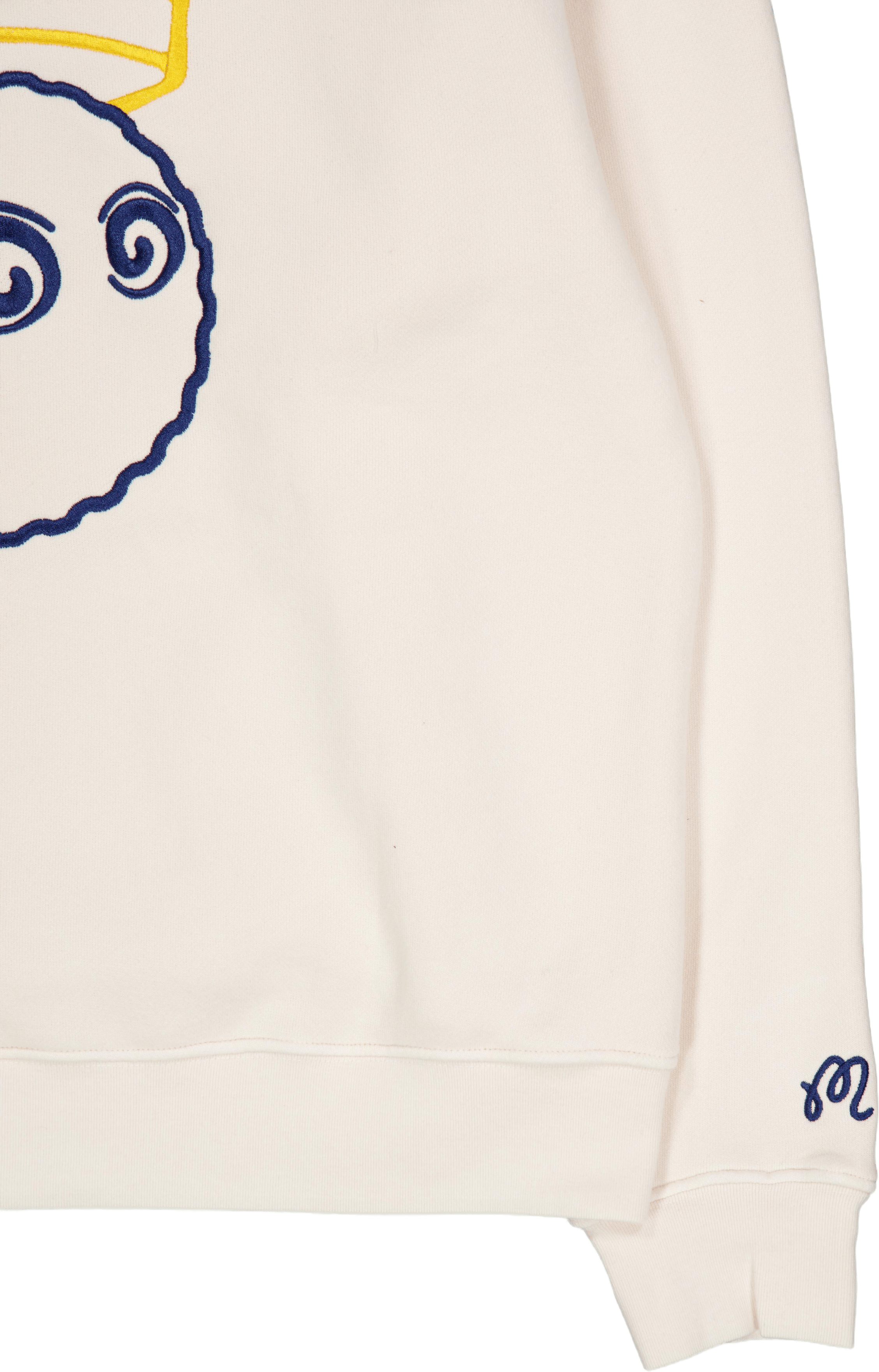 Malbon Trophy Hoodie Ivory - Bild 5
