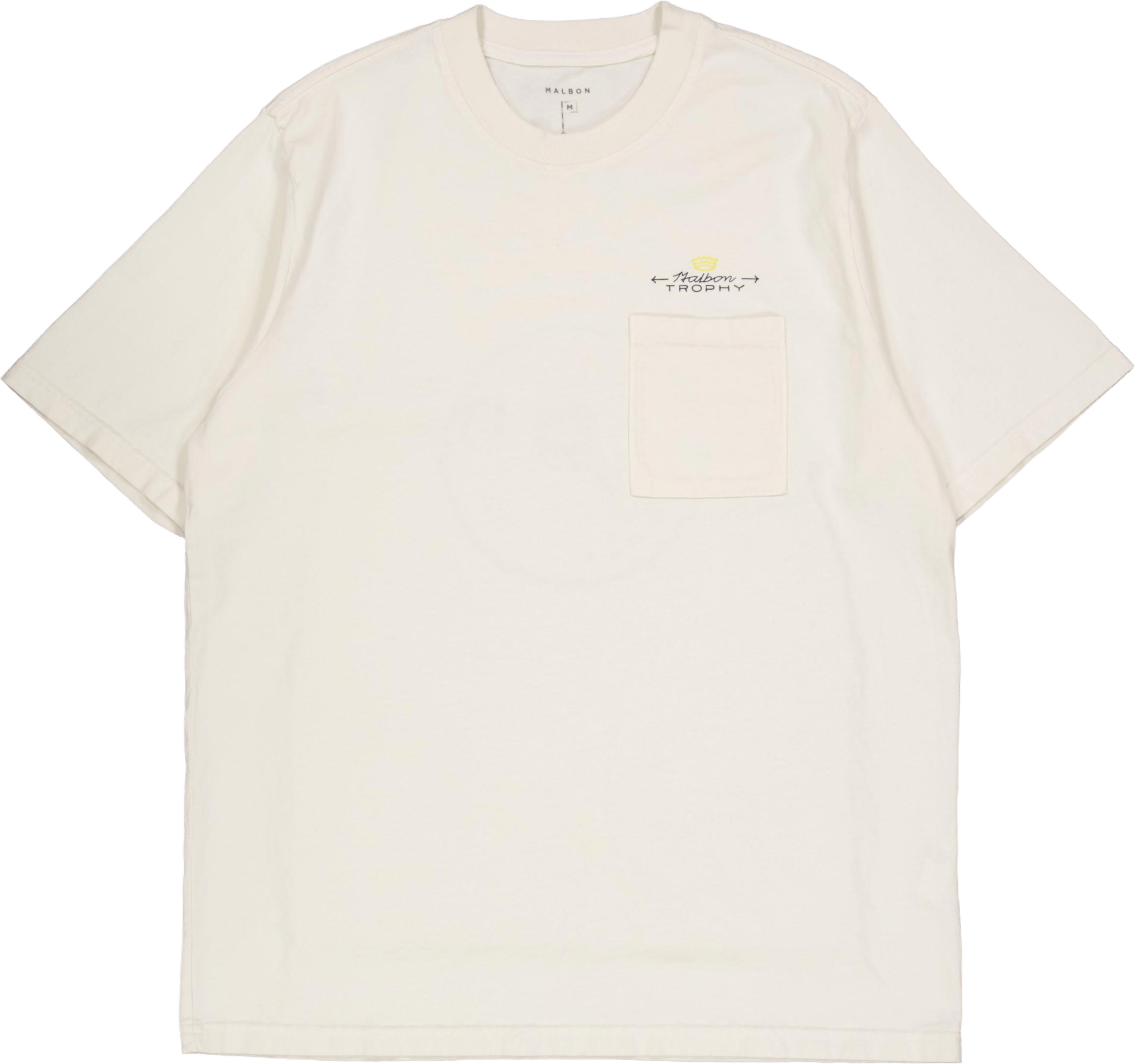 Malbon Trophy Pocket T-shirt Ivory