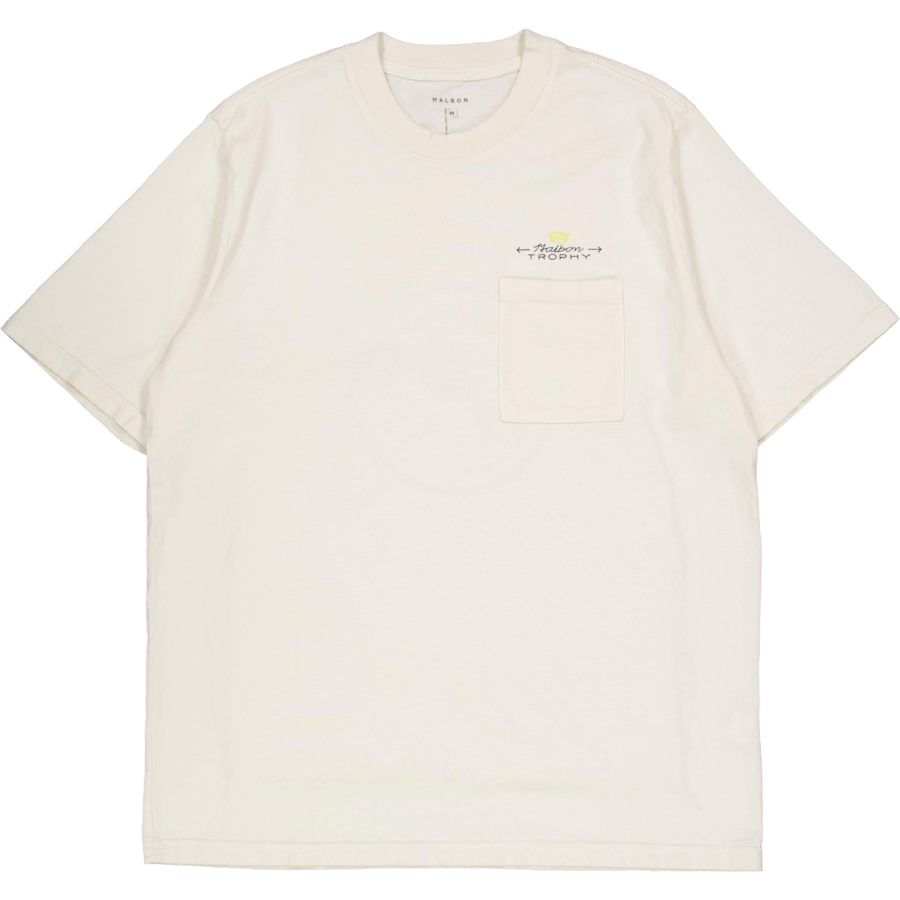 Malbon Trophy Pocket T-shirt Ivory