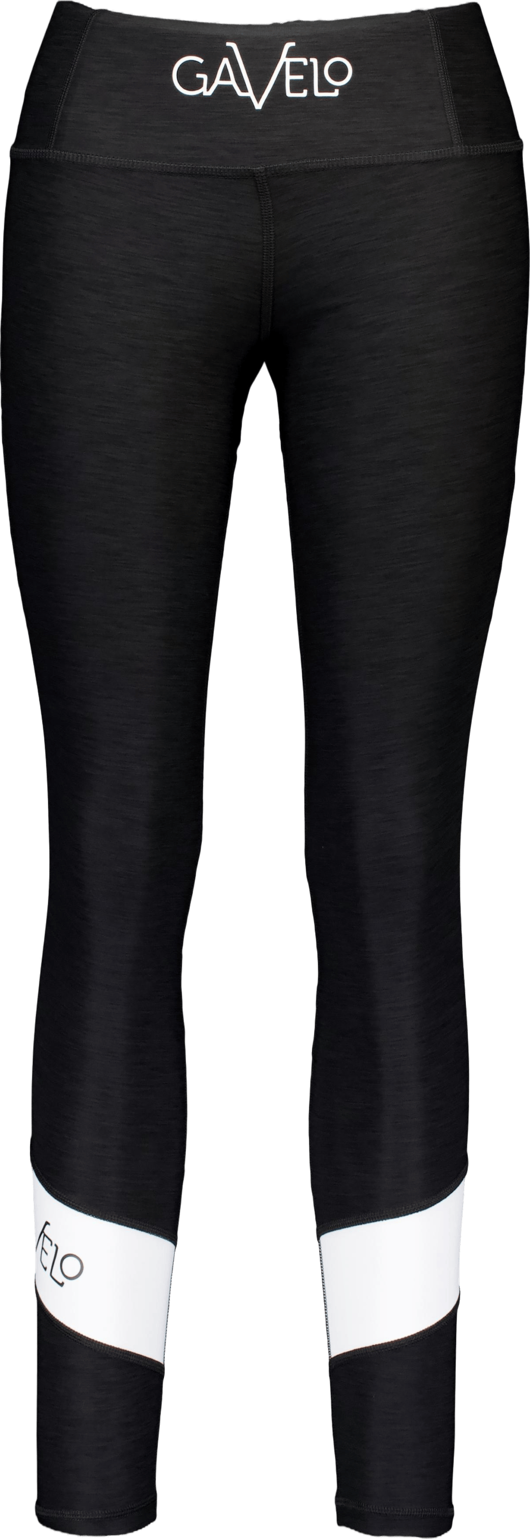 Black & White Swirl Tights Black