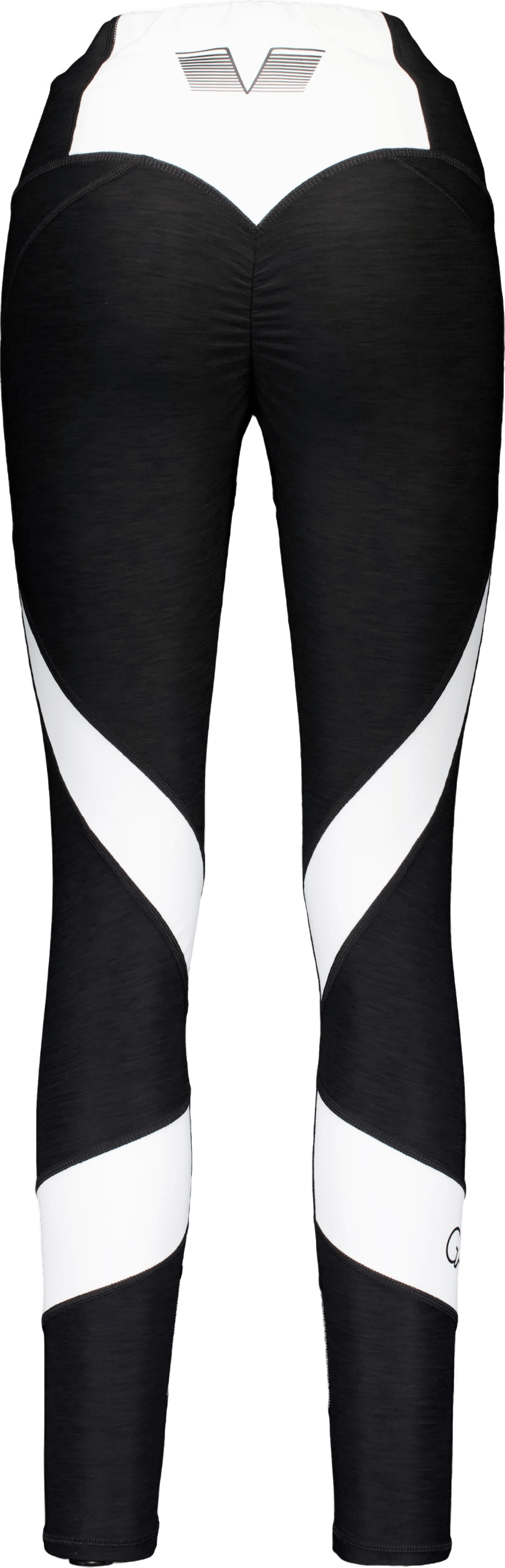 Black & White Swirl Tights Black - Bild 2