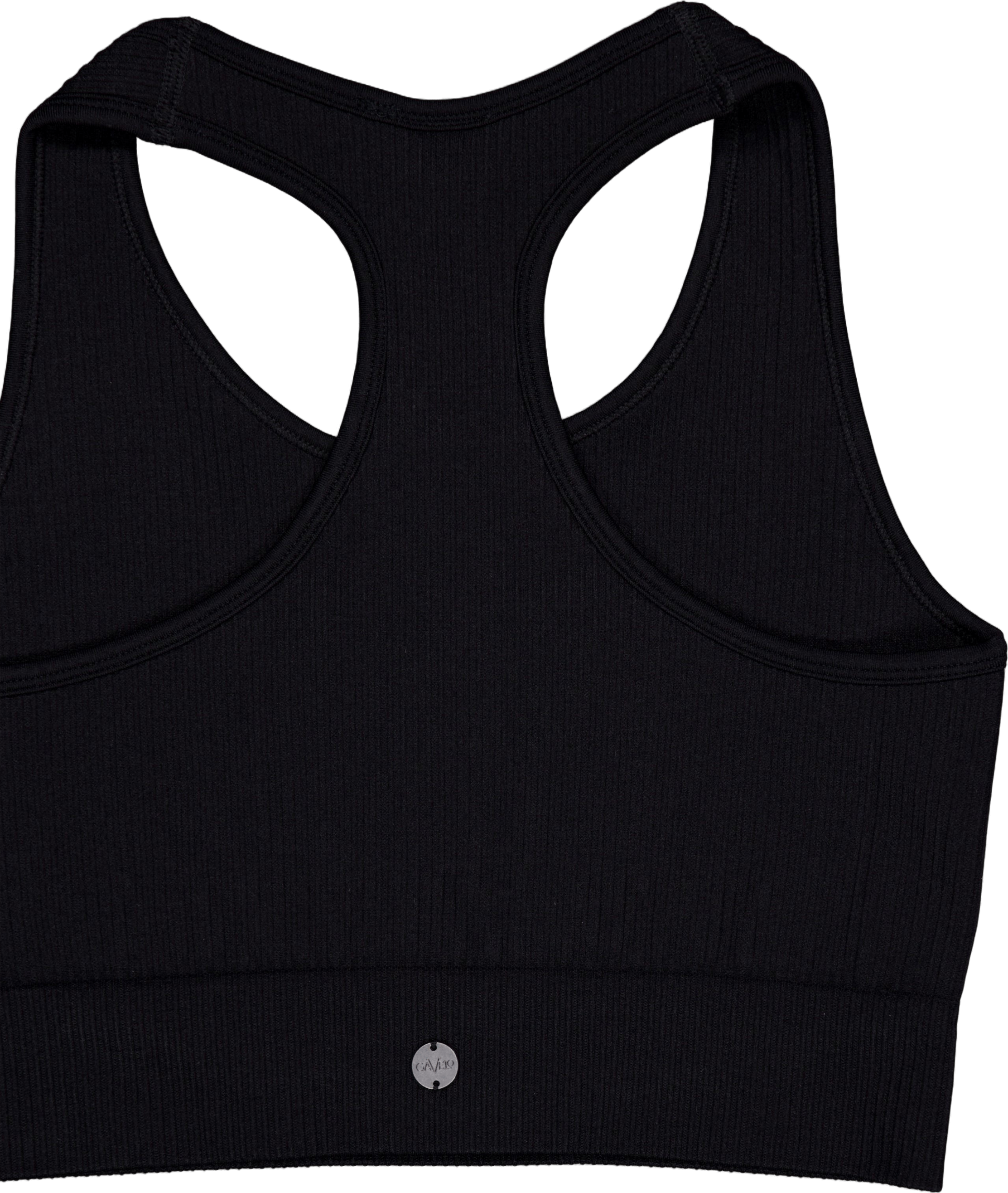 Ribbed Seamless Sport Bra Black - Bild 4
