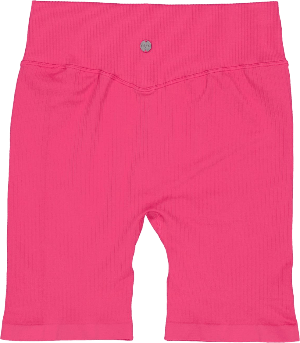 Ribbed Seamless Biker Shorts Berry - Bild 2