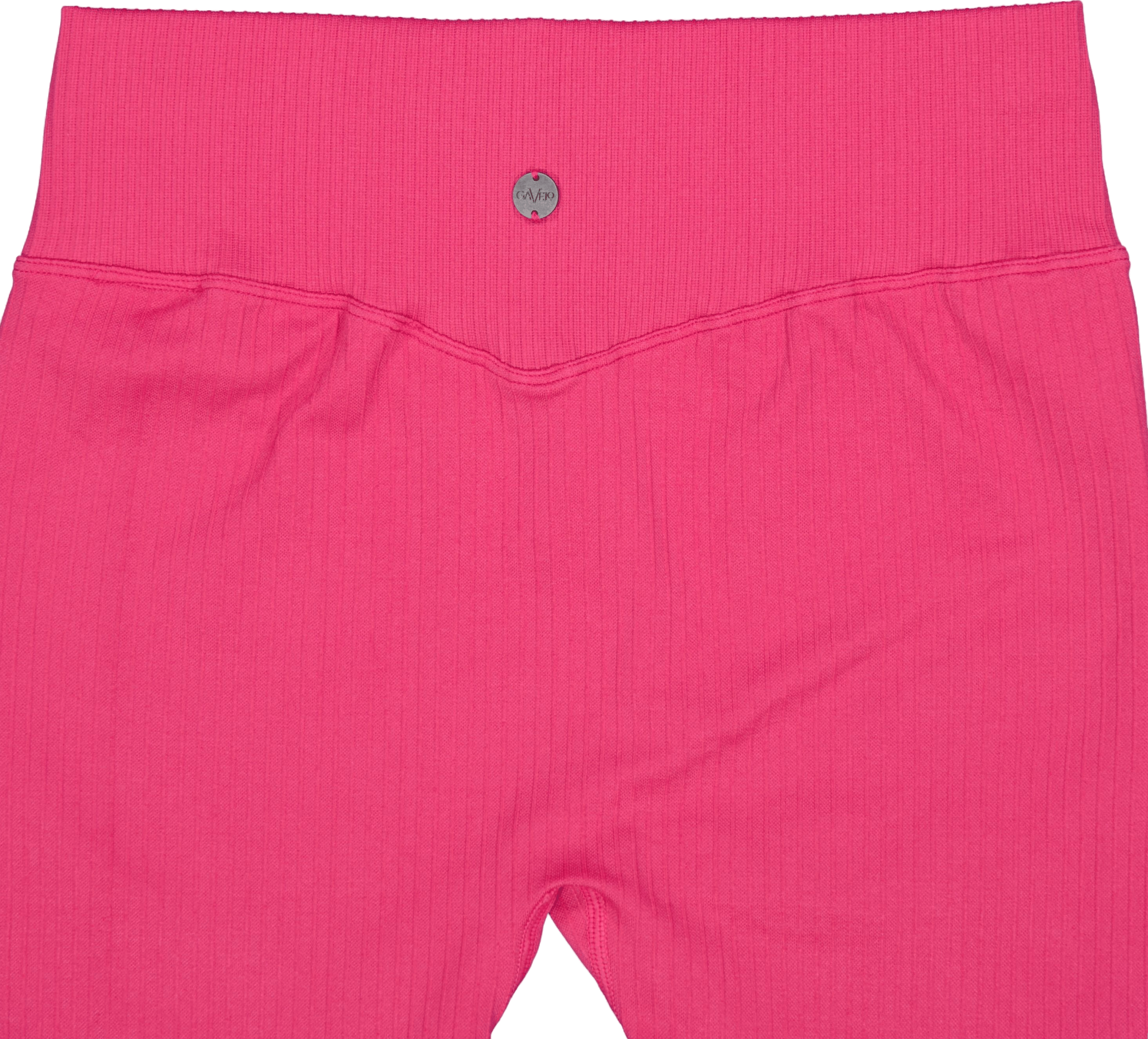 Ribbed Seamless Biker Shorts Berry - Bild 4