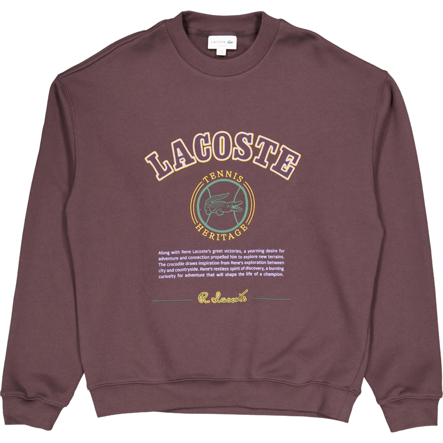 Heritage Embroidery Fleece Swe Brown Skb