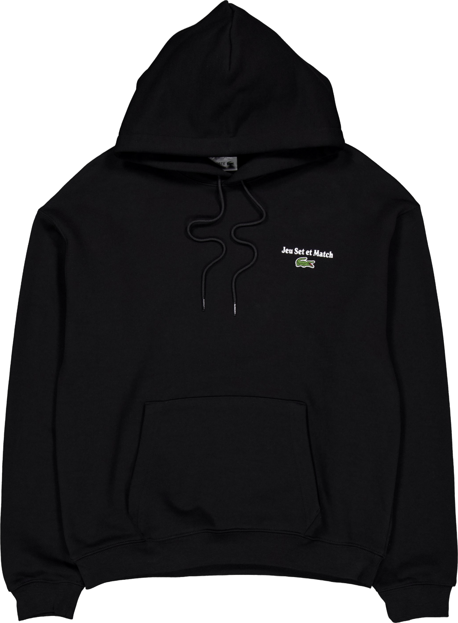 Multi Print Fleece Hoodie Noir 031