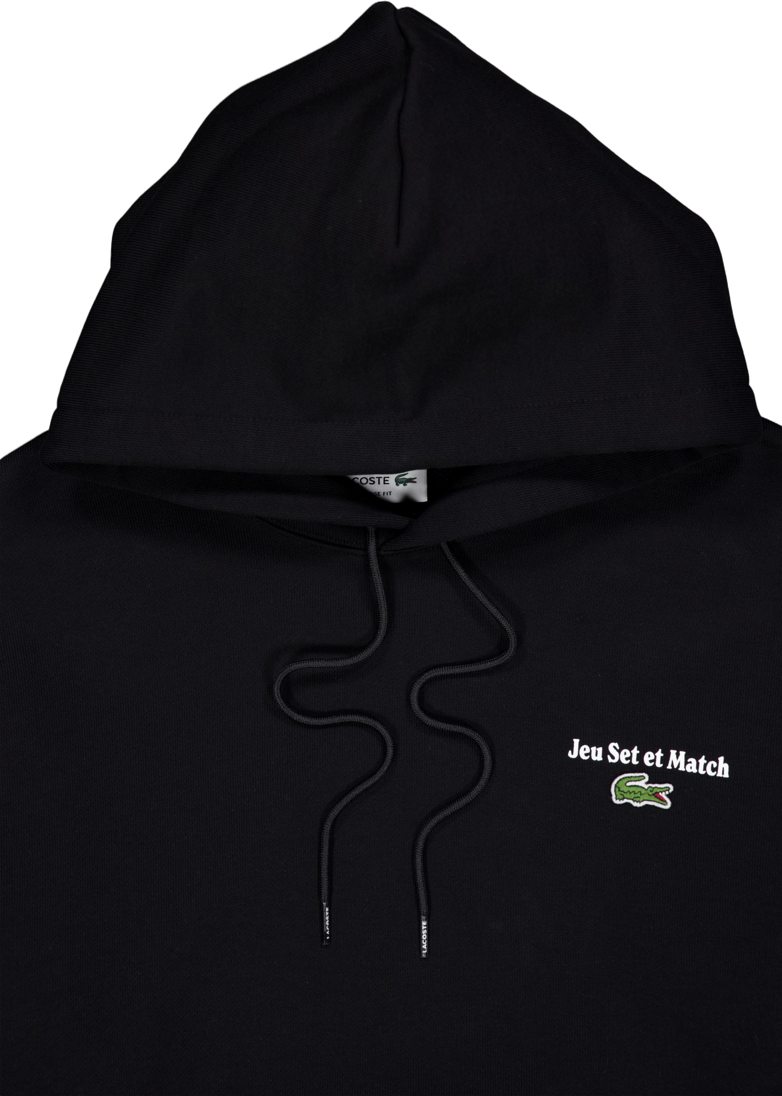 Multi Print Fleece Hoodie Noir 031 - Bild 3