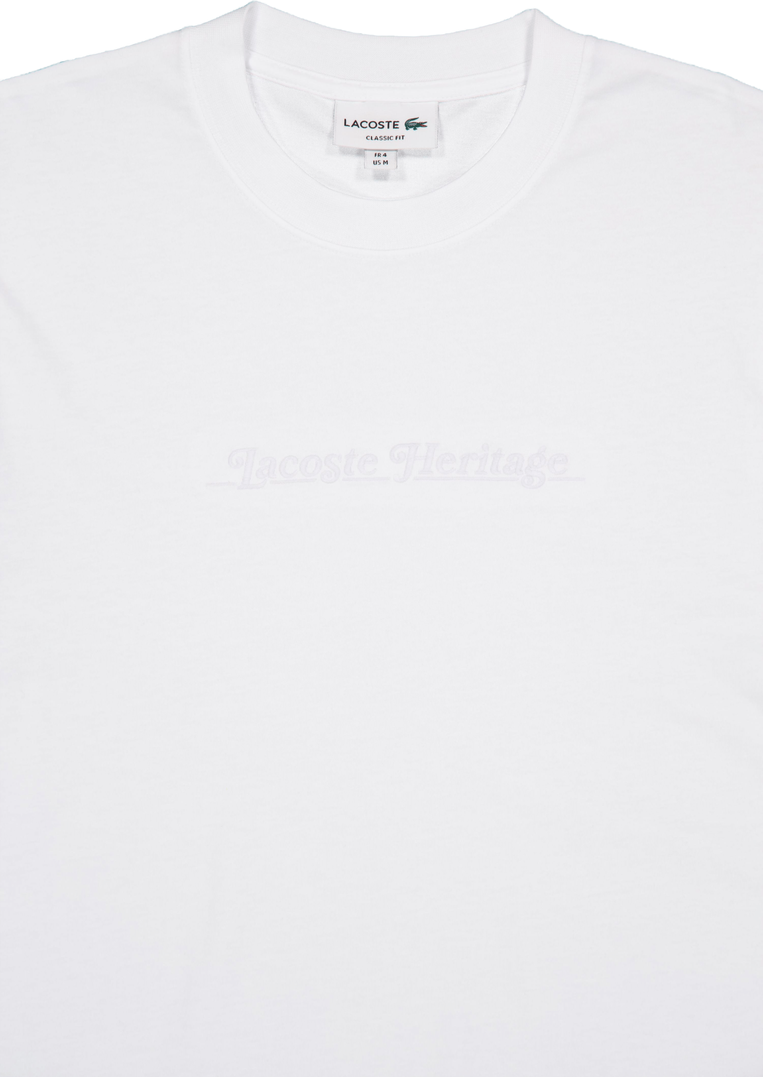 Embroidered Cotton T-shirt White 001 - Bild 3