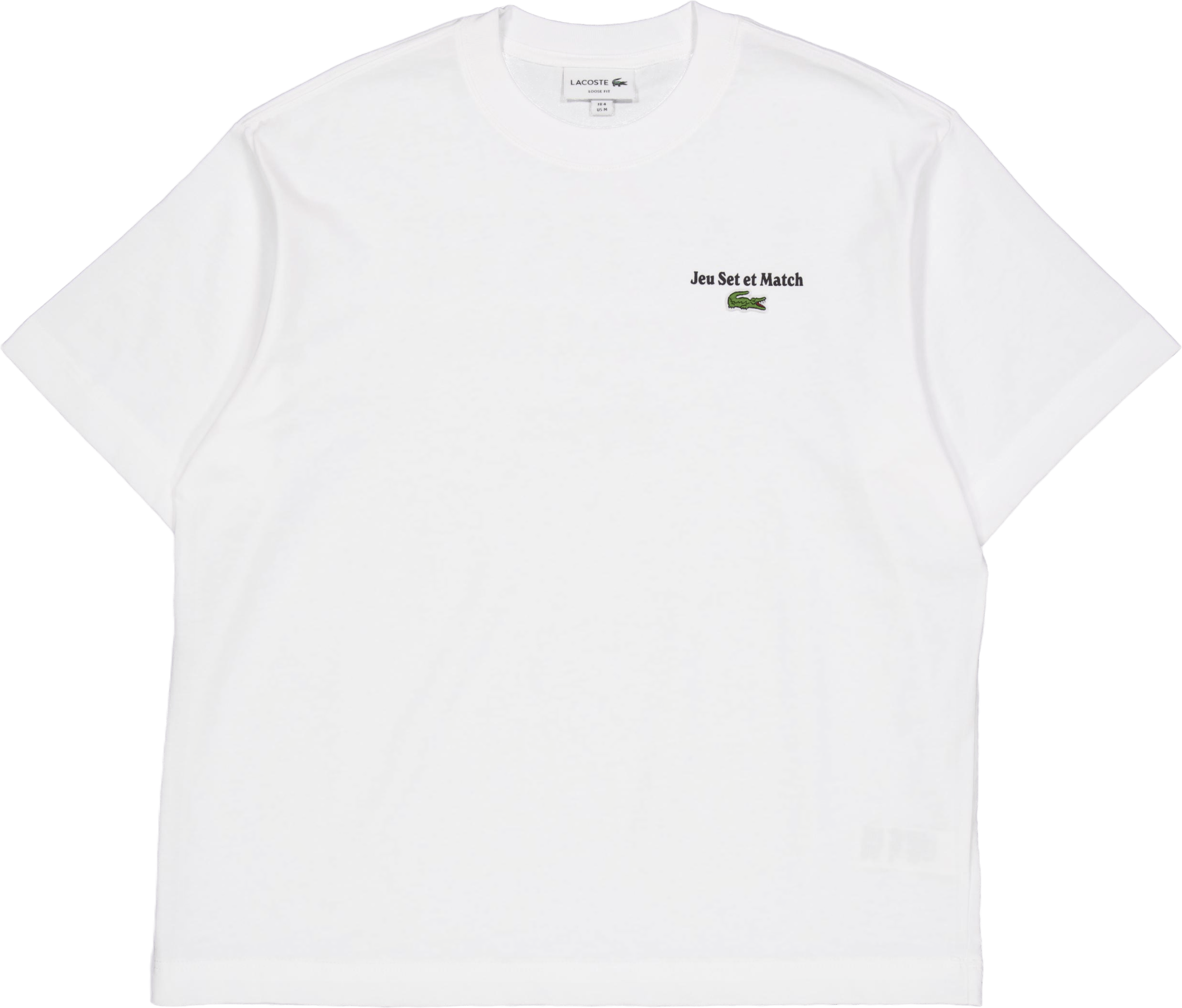 Loose Fit Heavy Jersey Printed White 001