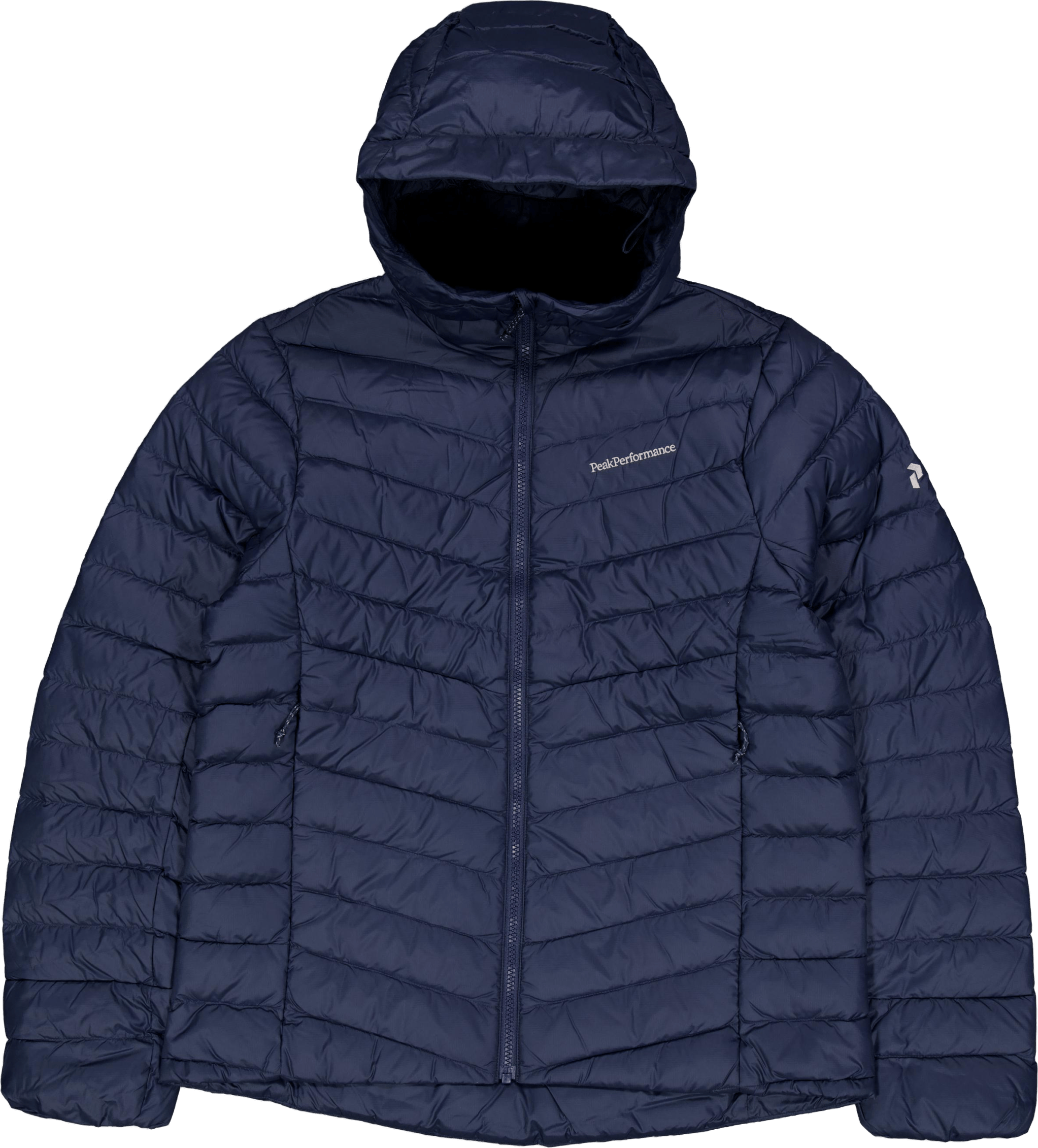 W Frost Down Hood Jacket Blue Shadow