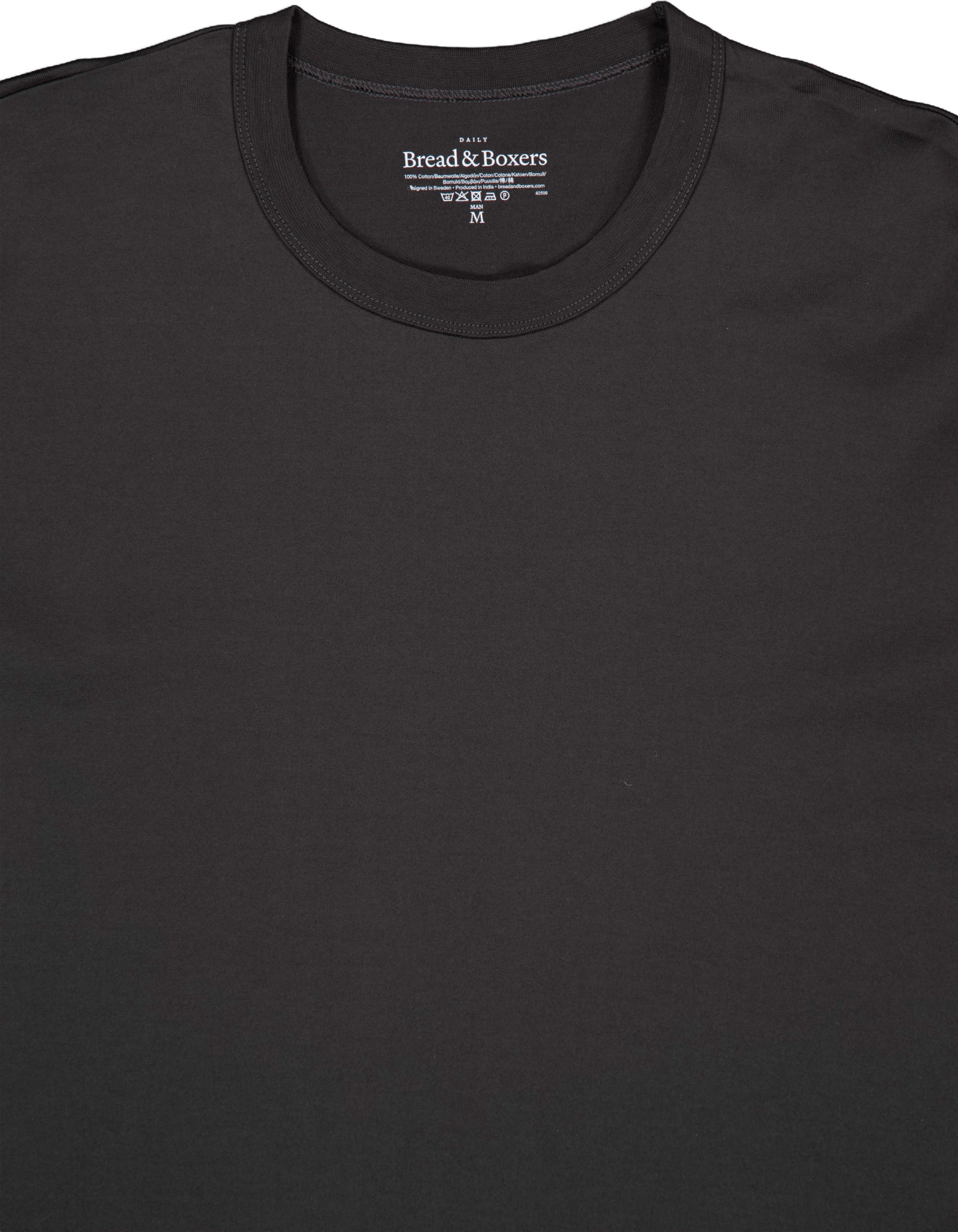 Crew-neck Pima Charcoal - Bild 3