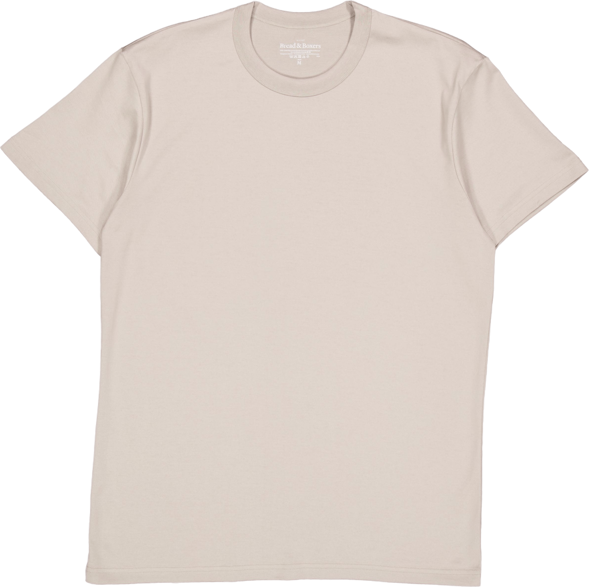 Crew-neck Pima Greige