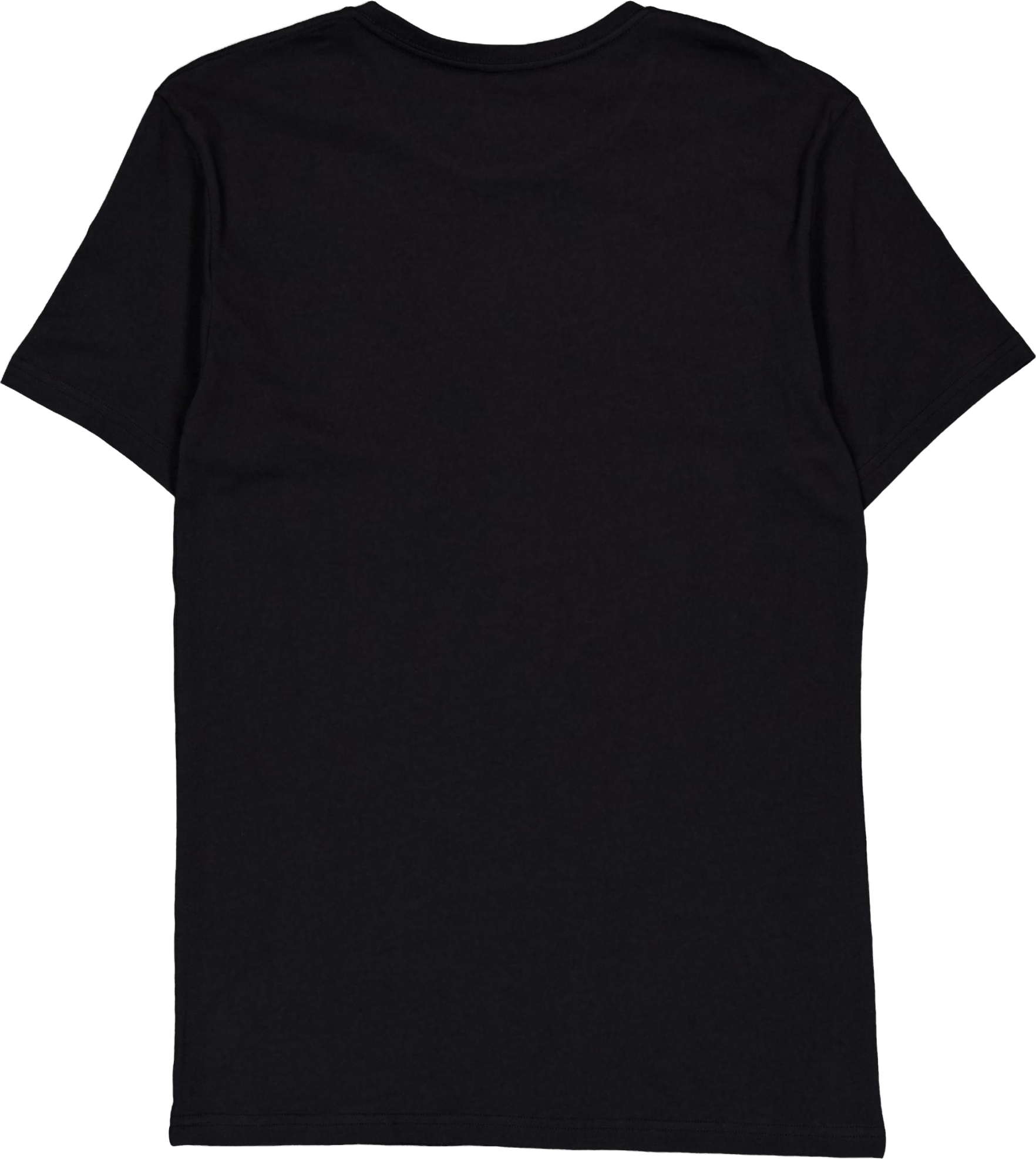 Crew-neck Lightweight Cotton 2 Black - Bild 3