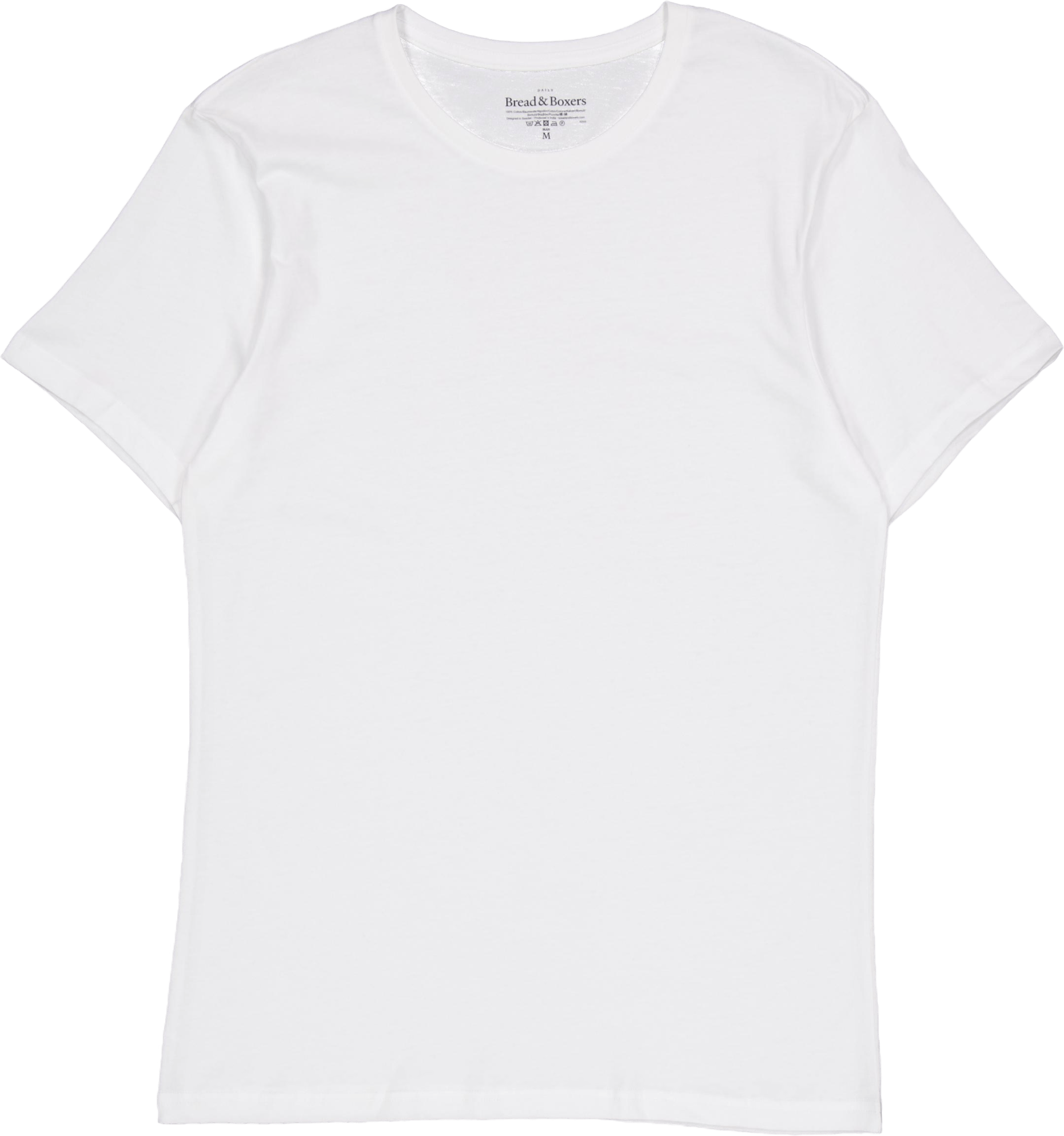 Crew-neck Lightweight Cotton 2 White - Bild 2