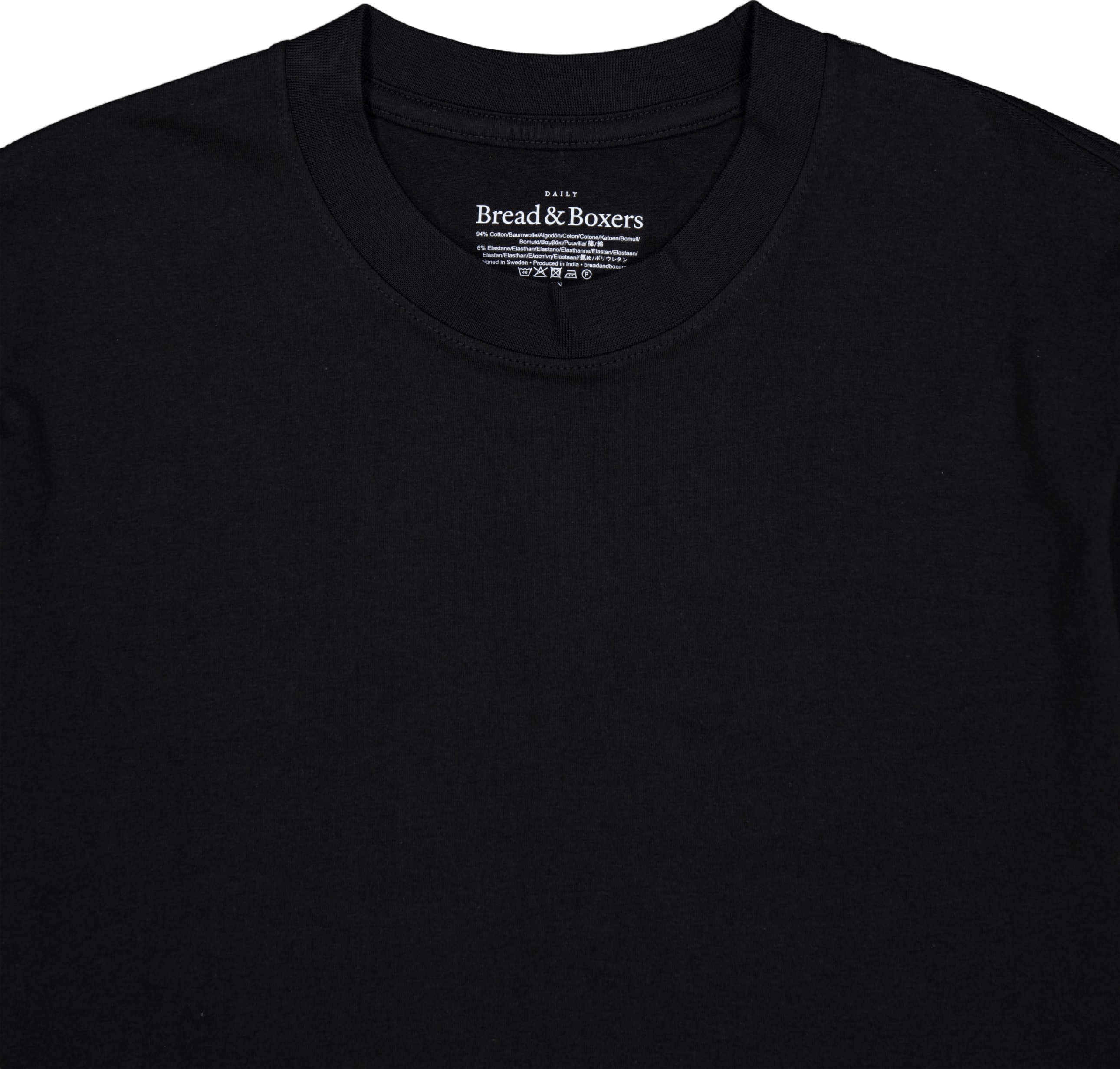 High Neck Tee Black - Bild 3