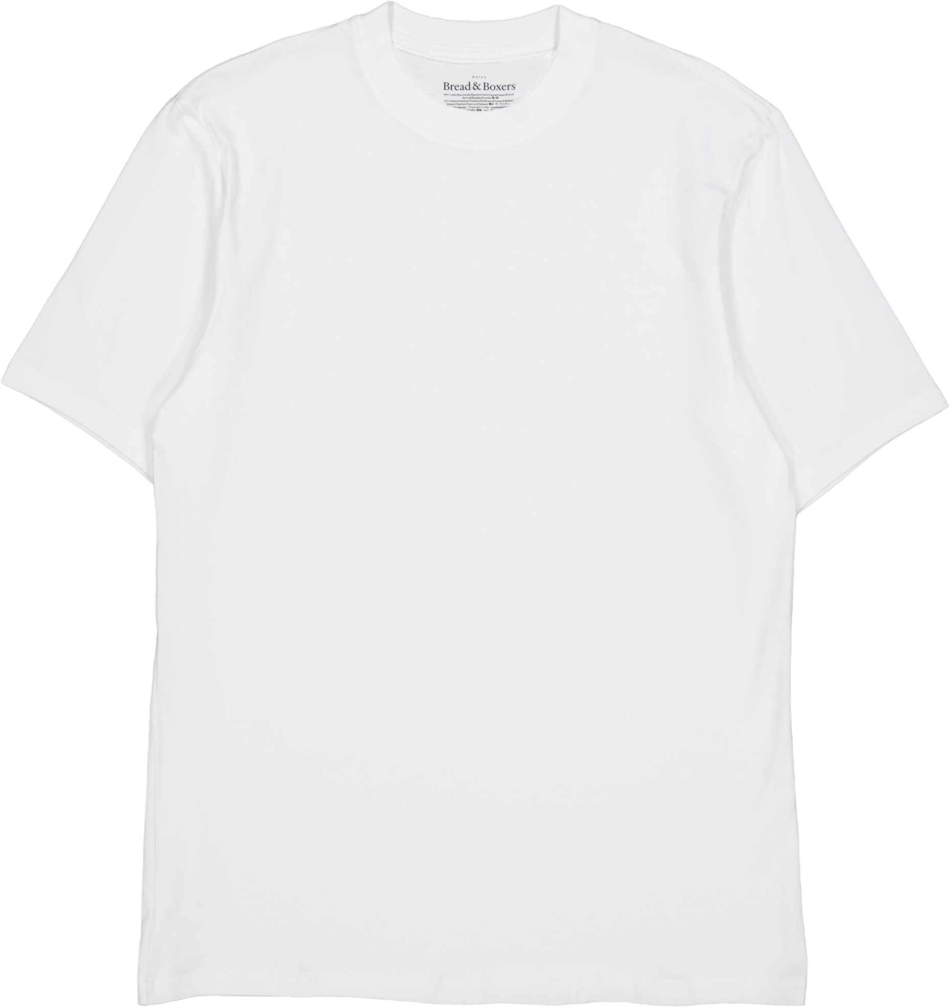 High Neck Tee White