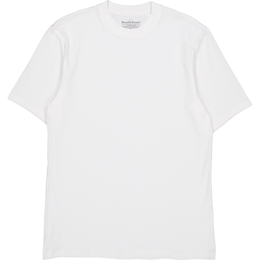 High Neck Tee White