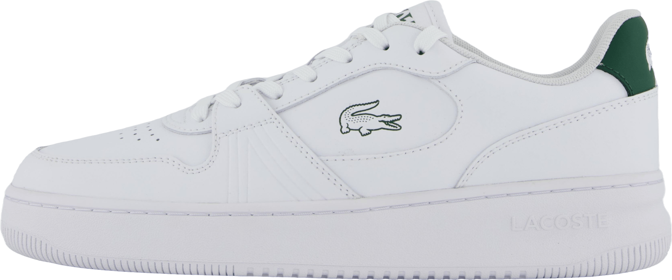 L001 Set Leather Wht/dk Grn