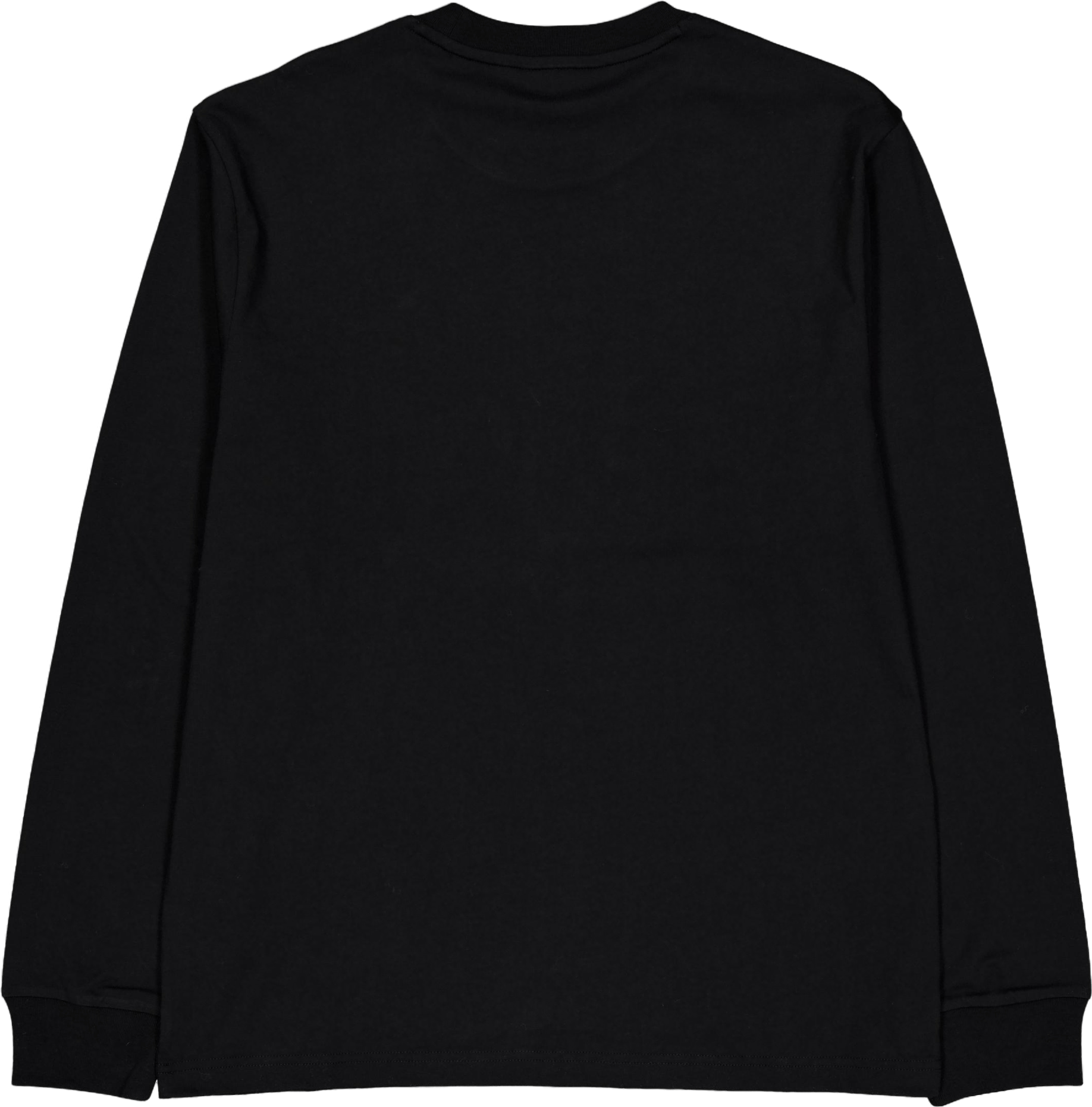 Long Sleeved Cotton T-shirt Black - Bild 2