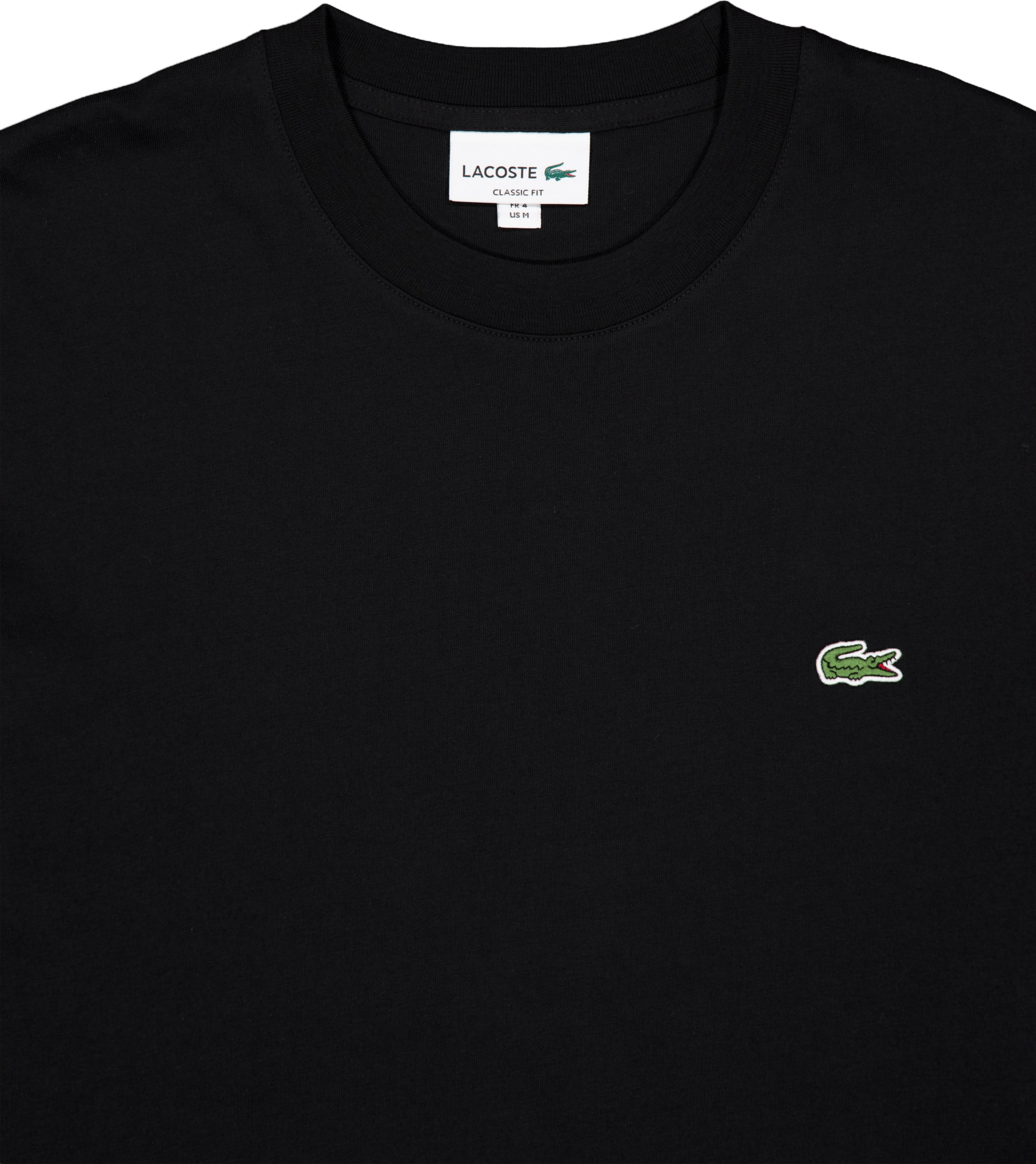 Long Sleeved Cotton T-shirt Black - Bild 3