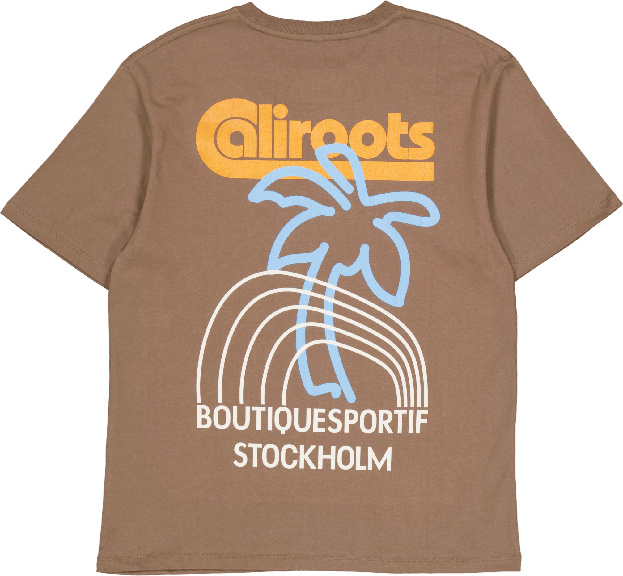 X Caliroots Palm Combo T-shirt Brown - Bild 2