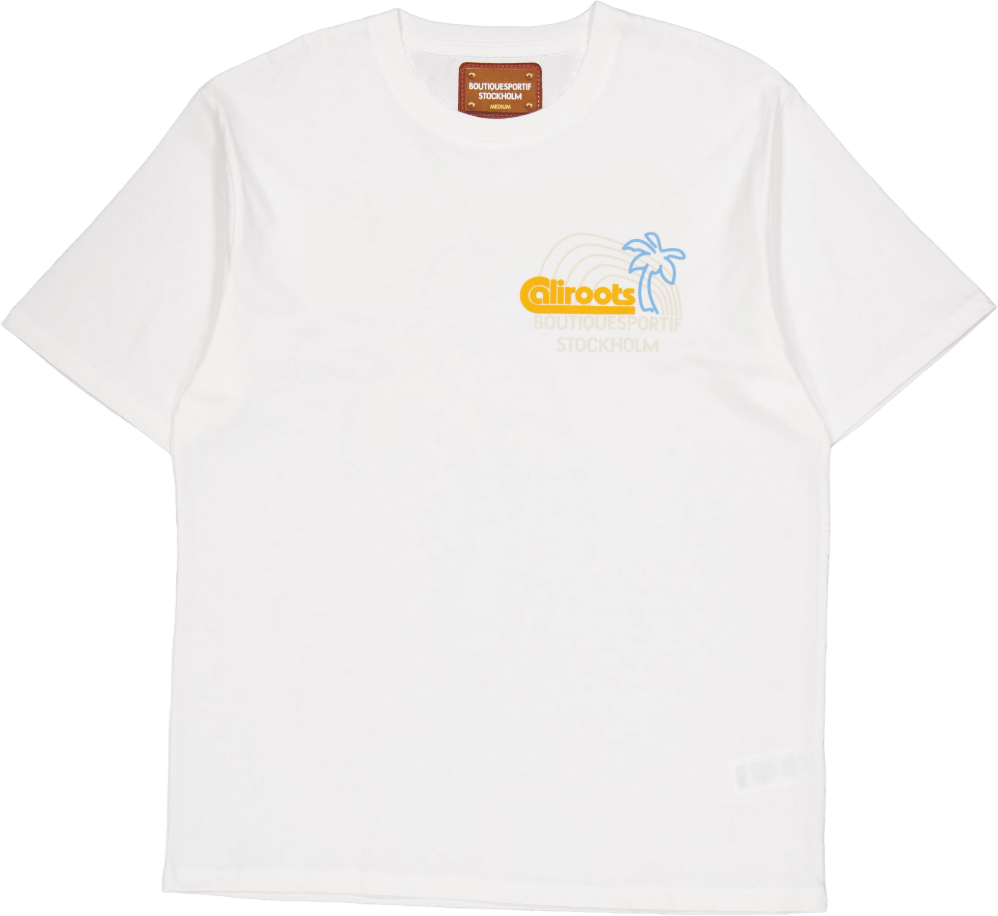 X Caliroots Palm Combo T-shirt White
