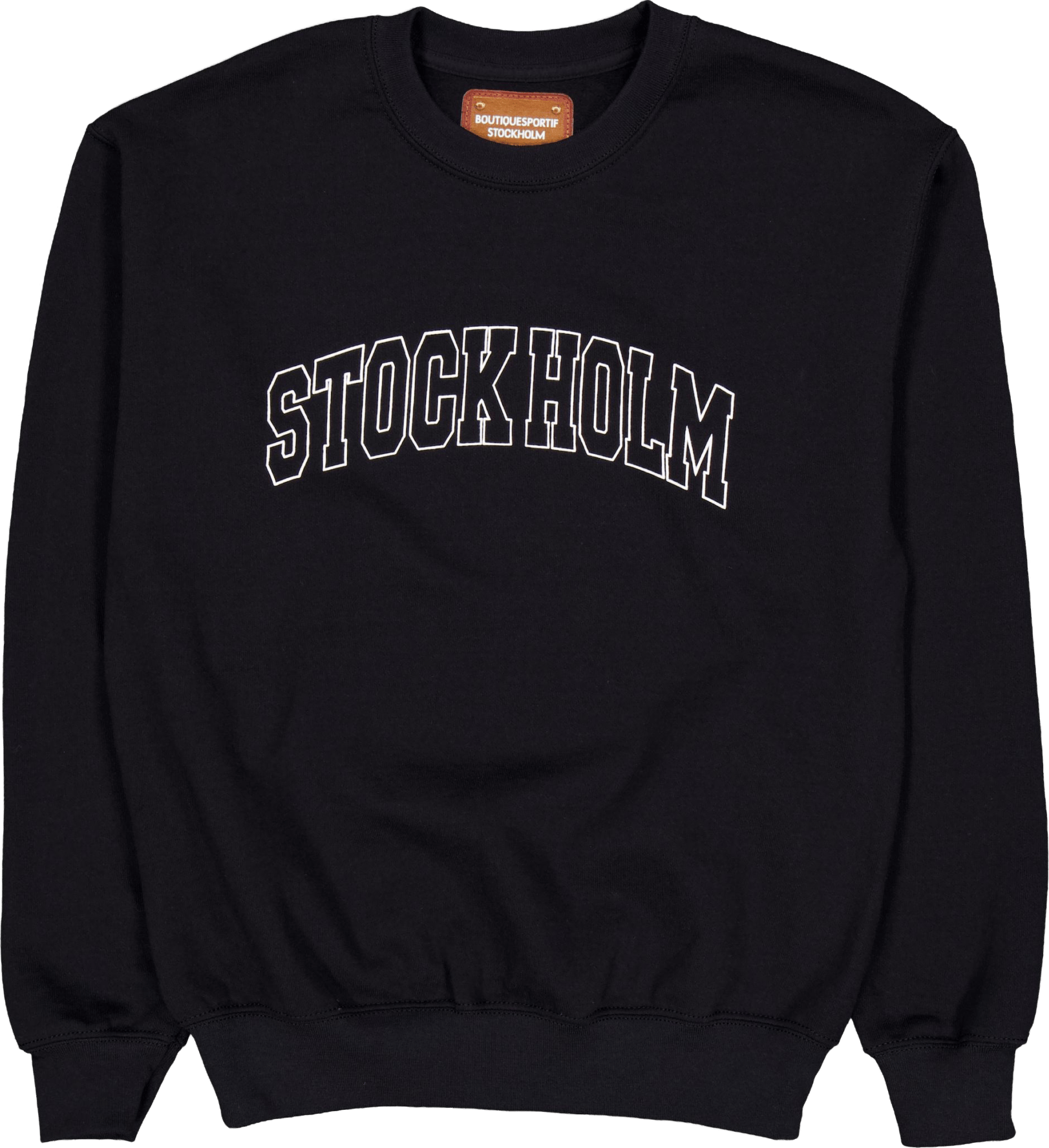 Stock Holm Crewneck Black