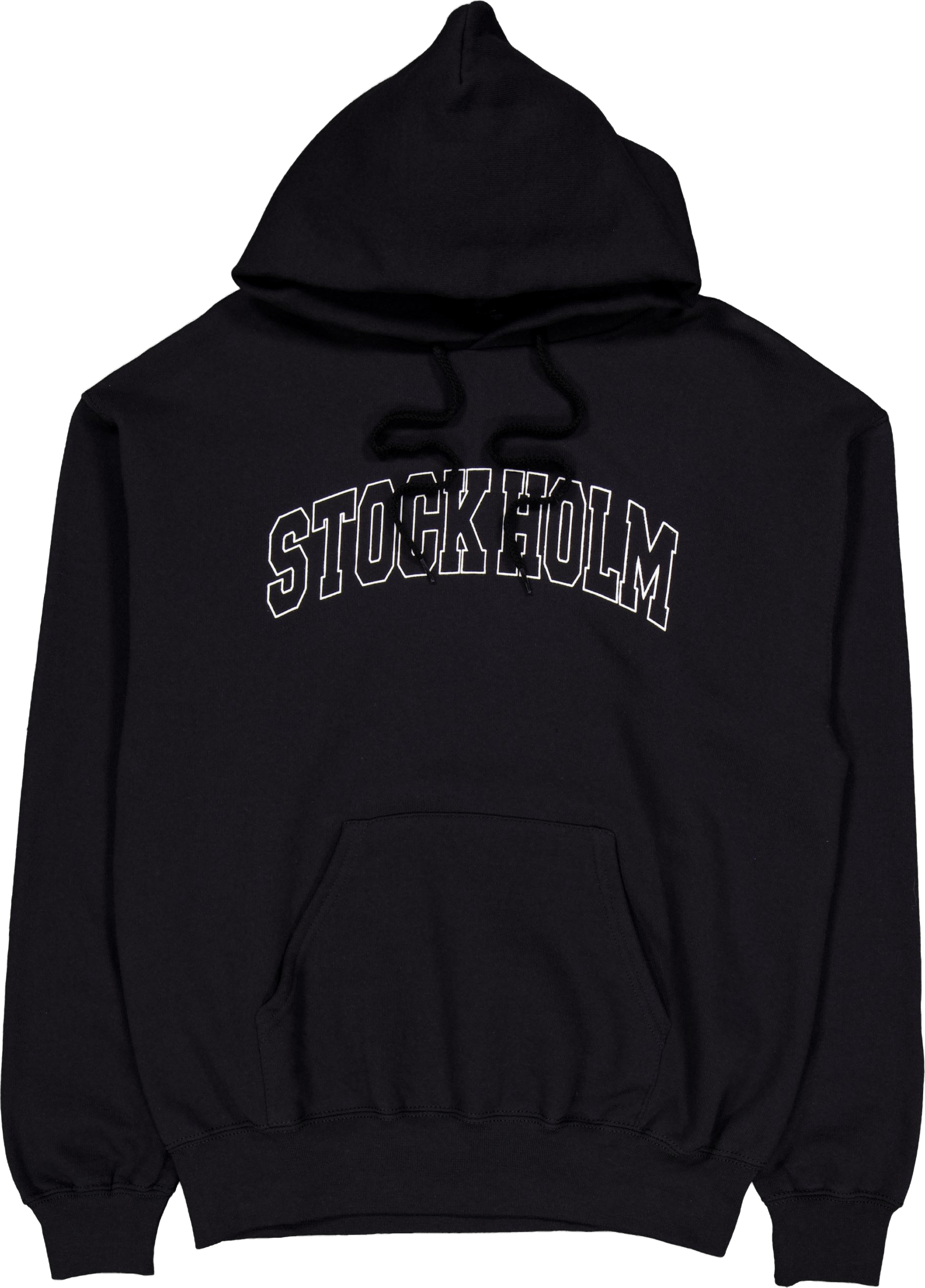Stock Holm Hoodie Black