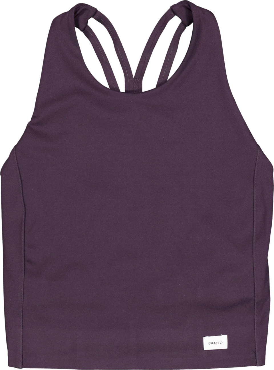 Collective Cropped Singlet W Dk Plum