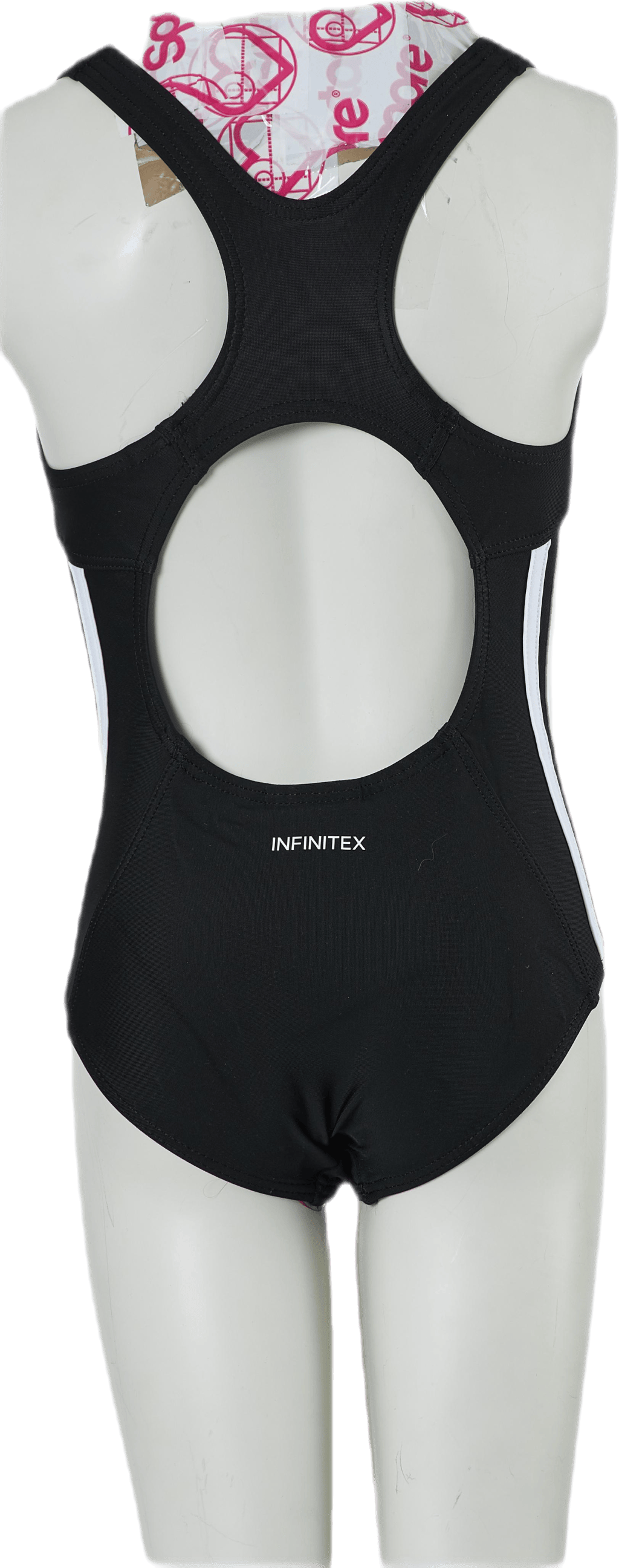 Basic Onepiece Jr White/Black - Bild 3