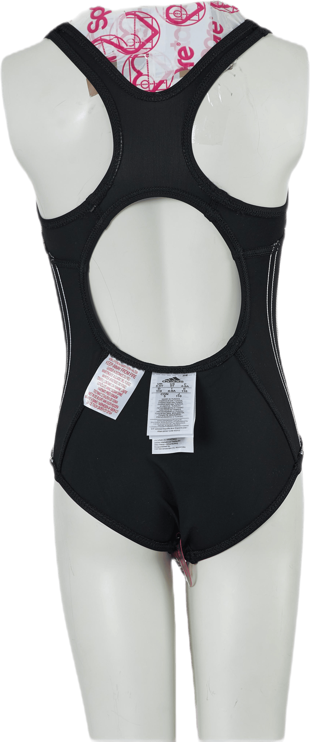 Basic Onepiece Jr White/Black - Bild 6