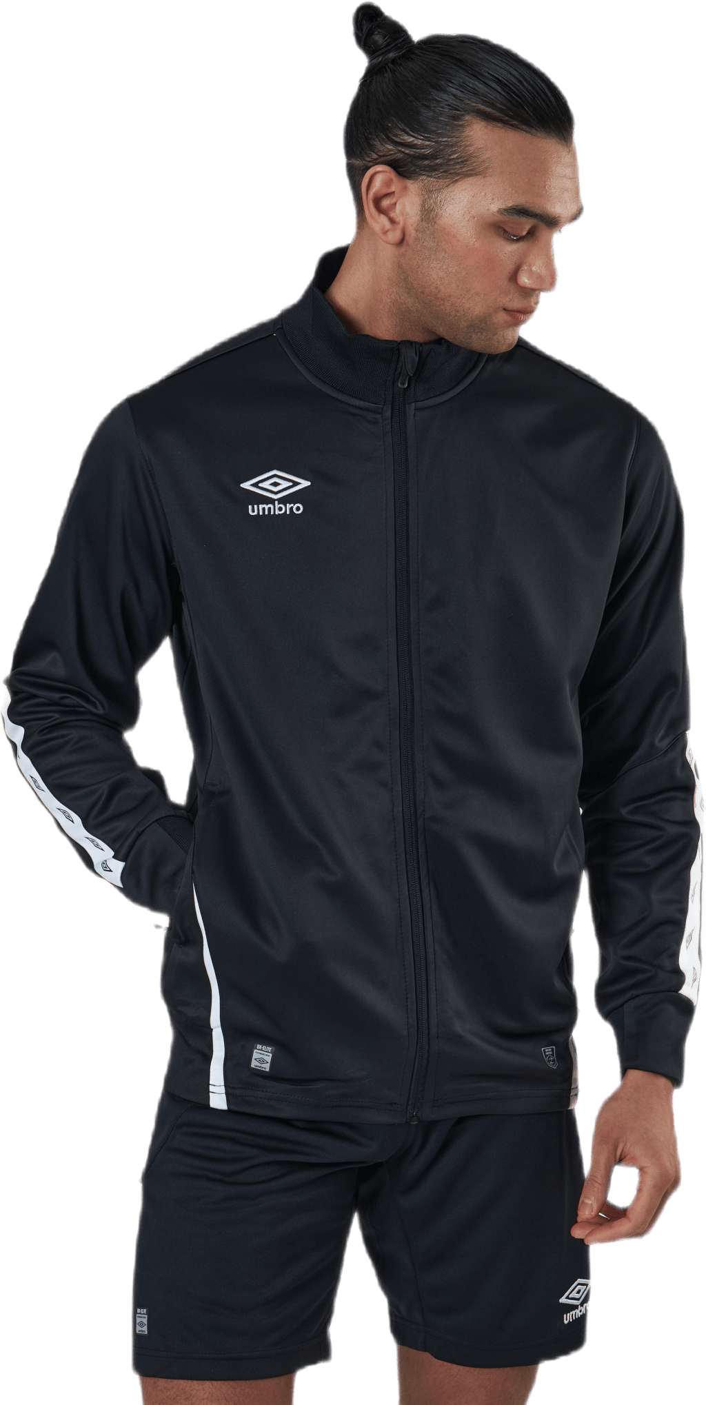 UX Elite Track Jacket Black, Male, Apparels, Shirts, Soccer, Black, XL