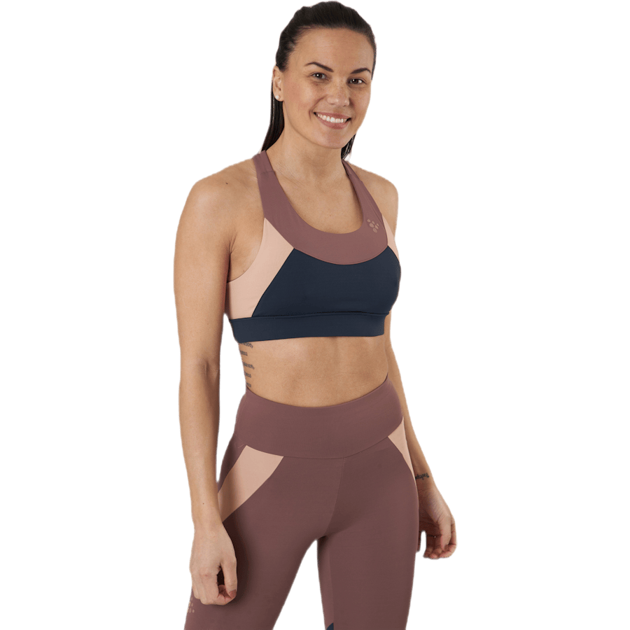 Flow Bocked Sport Top Blue/Purple