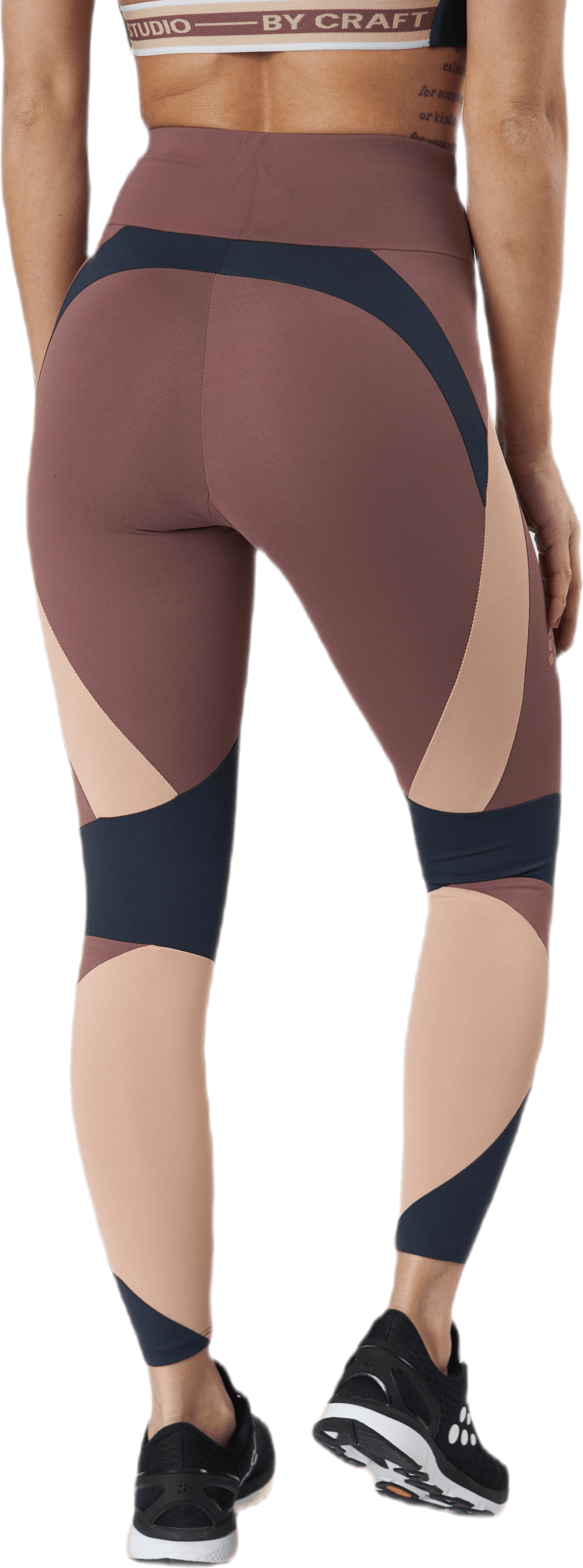 Flow Blocked Tights Purple - Bild 3