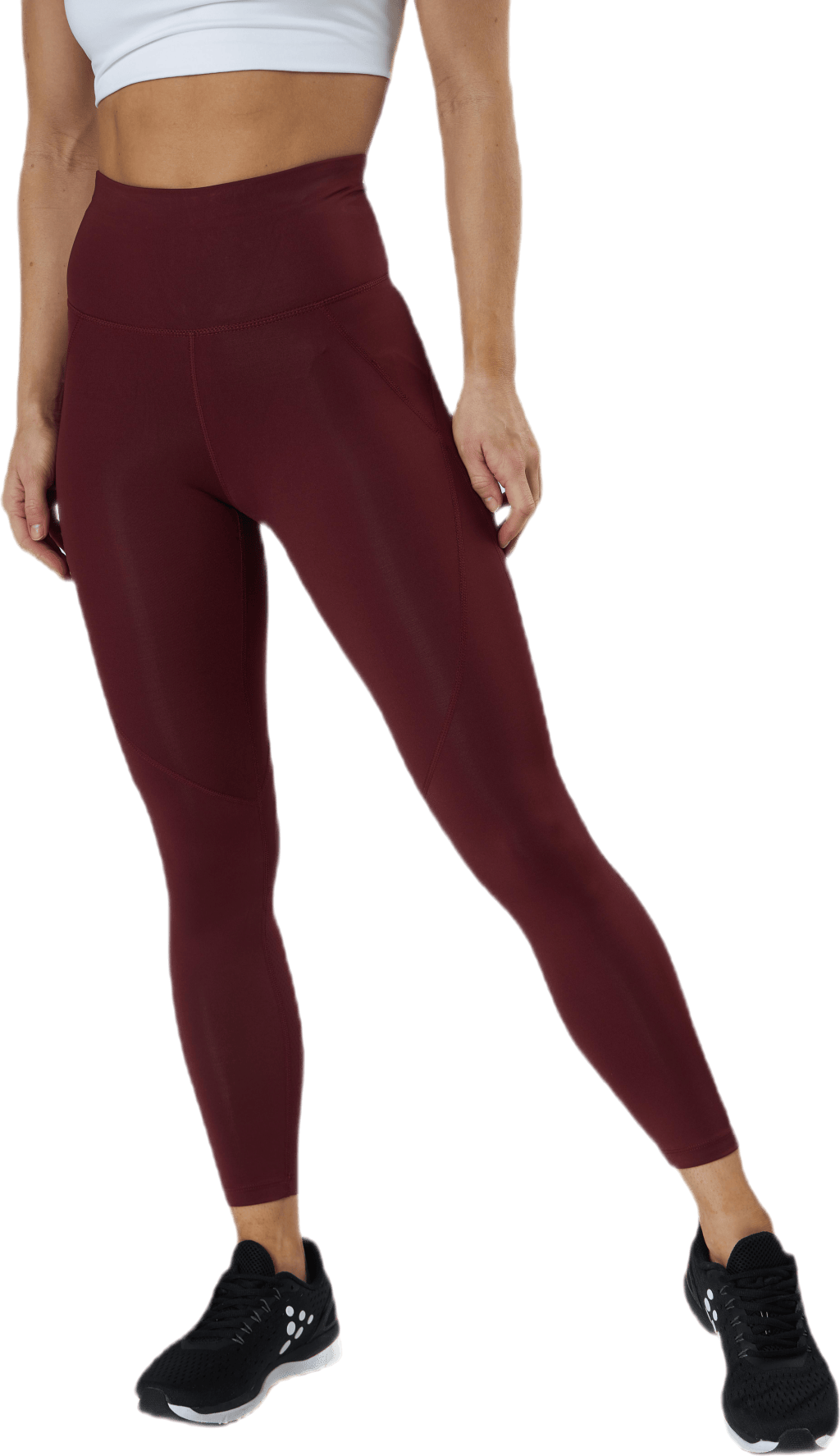 ADV Essence High Waist Tights Red, Female, Apparels, Leggings, Workout, Red, L