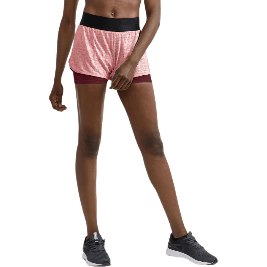 Core Charge Logo Shorts Pink/Red