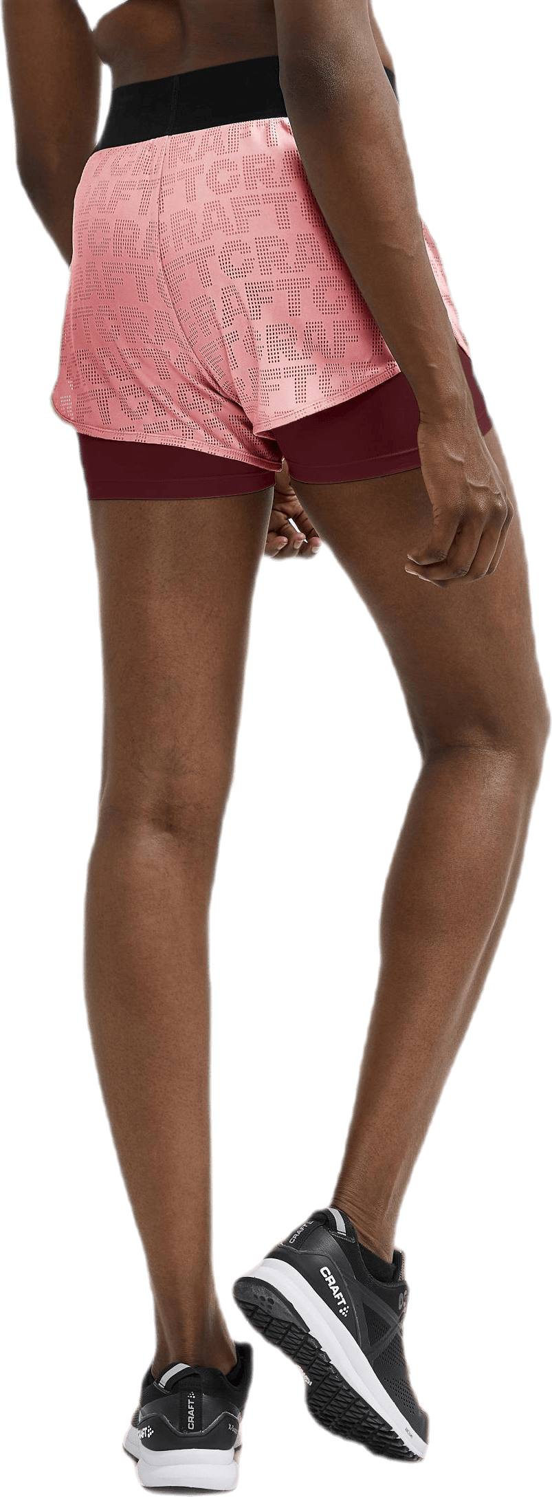 Core Charge Logo Shorts Pink/Red - Bild 2