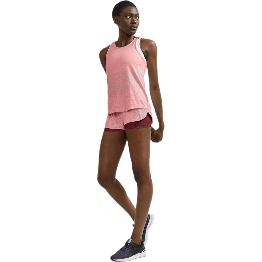Core Charge Logo Shorts Pink/Red - Bild 3
